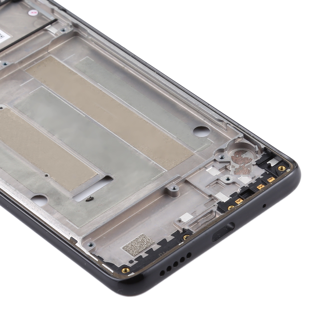 Motorola Moto One Vision Black Front Frame Bezel Replacement - Image 4