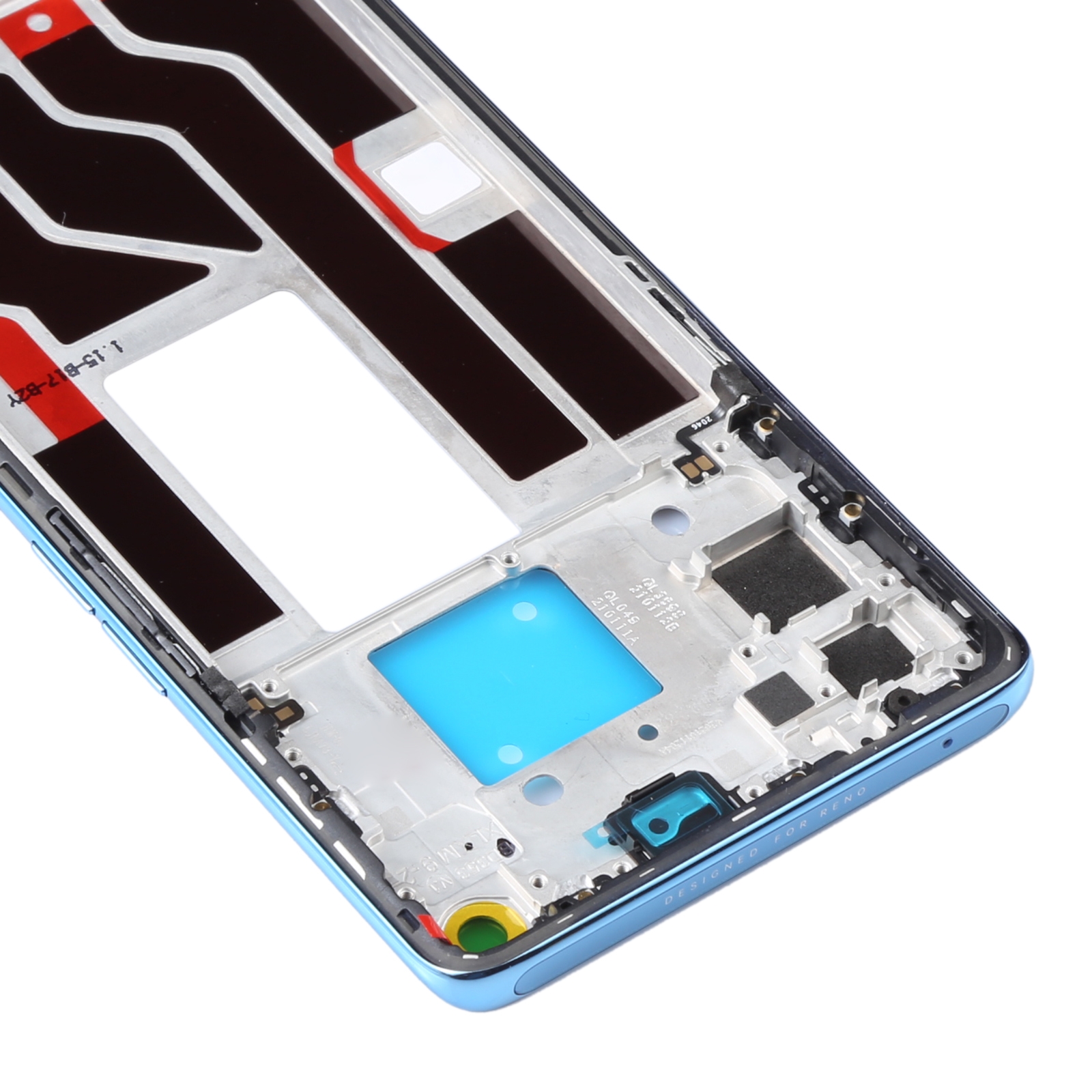 OPPO Reno5 Pro 5G Blue Front Housing Frame Replacement - Image 3