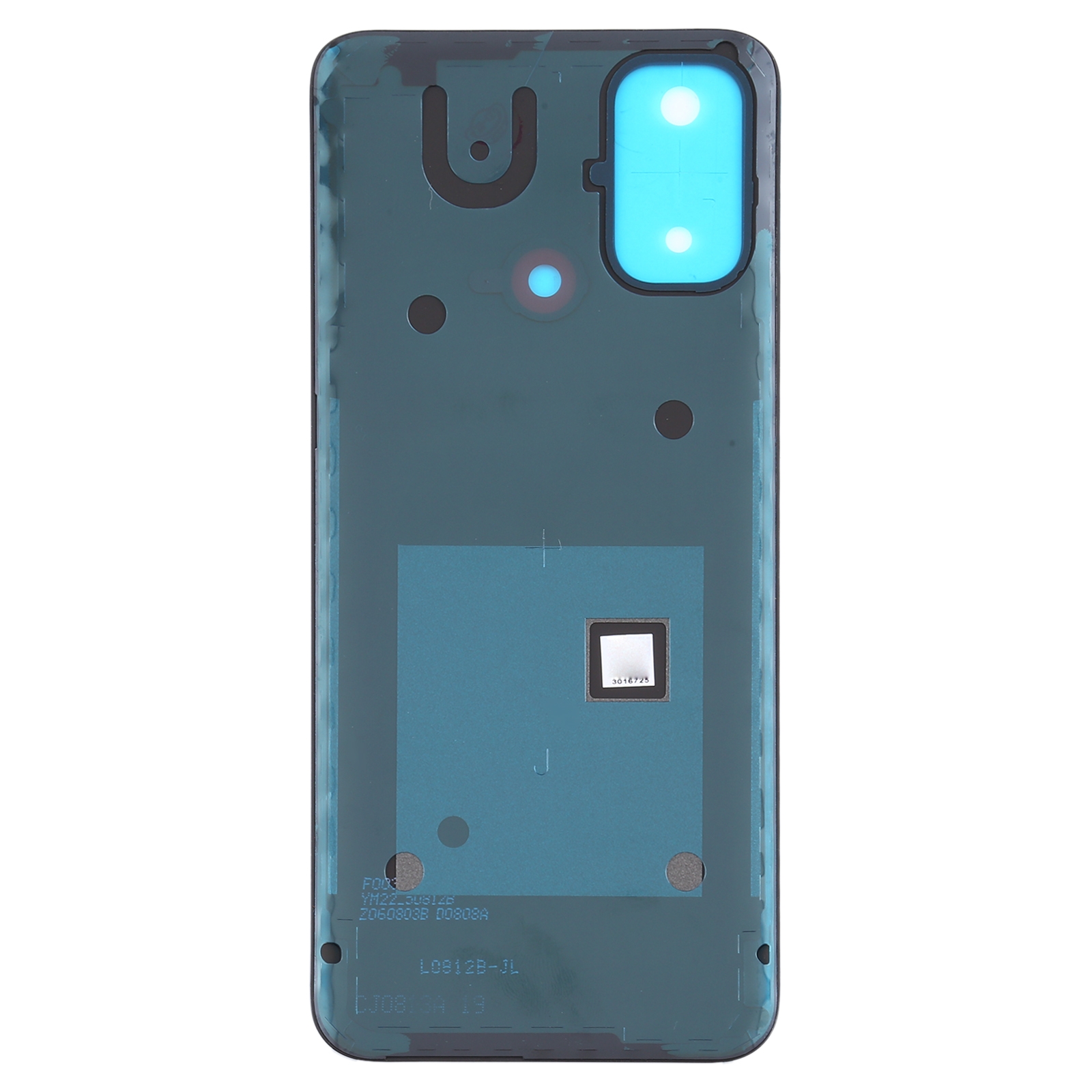 OPPO A53 2020 Black Back Cover Replacement - Image 2