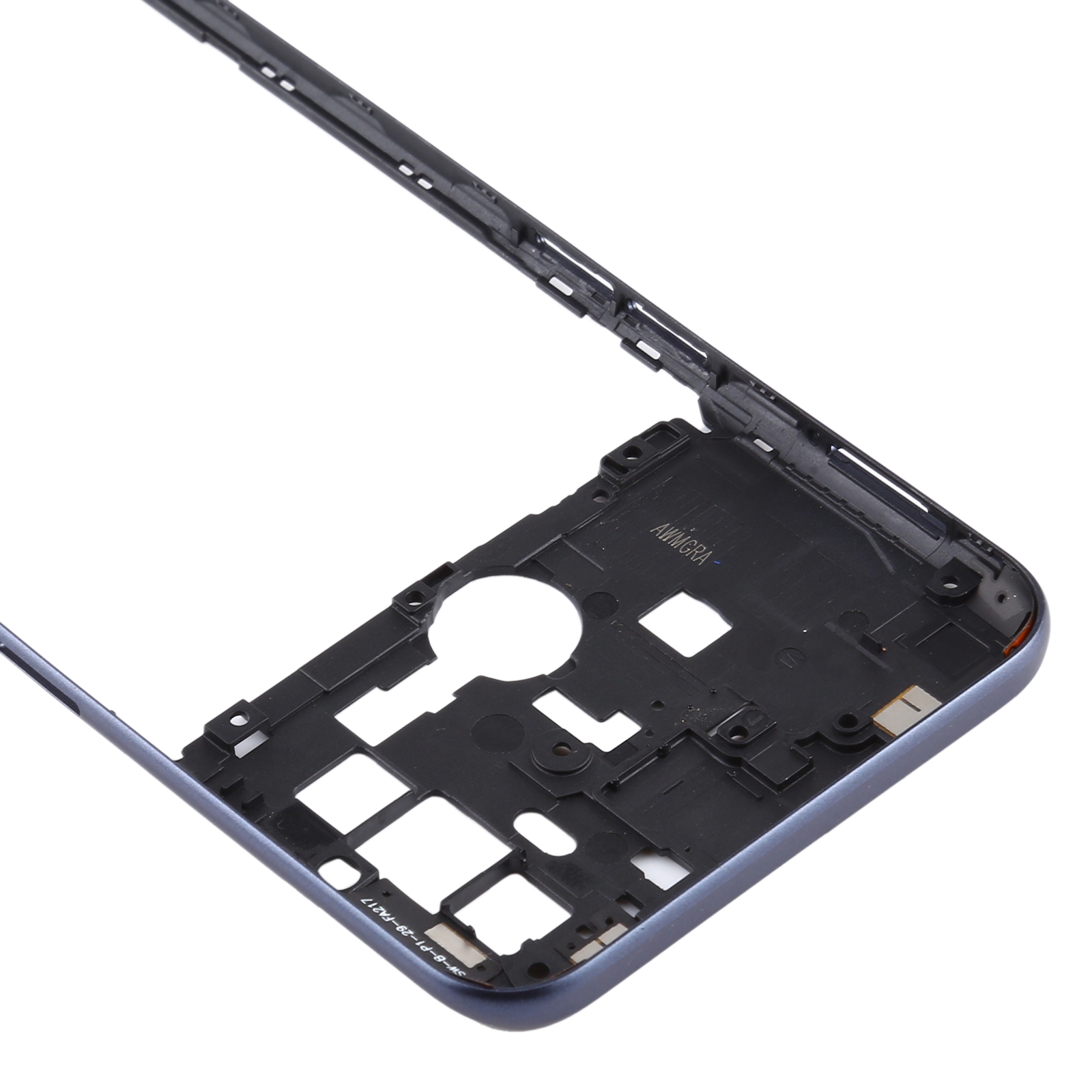 OPPO A53 Black Middle Frame Bezel Plate Replacement - Image 3