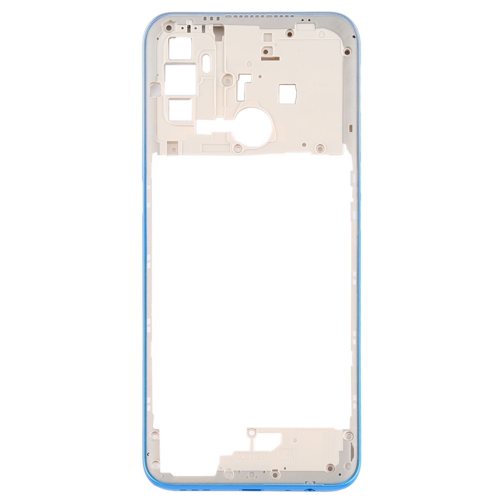 OPPO A53 middle frame bezel plate blue