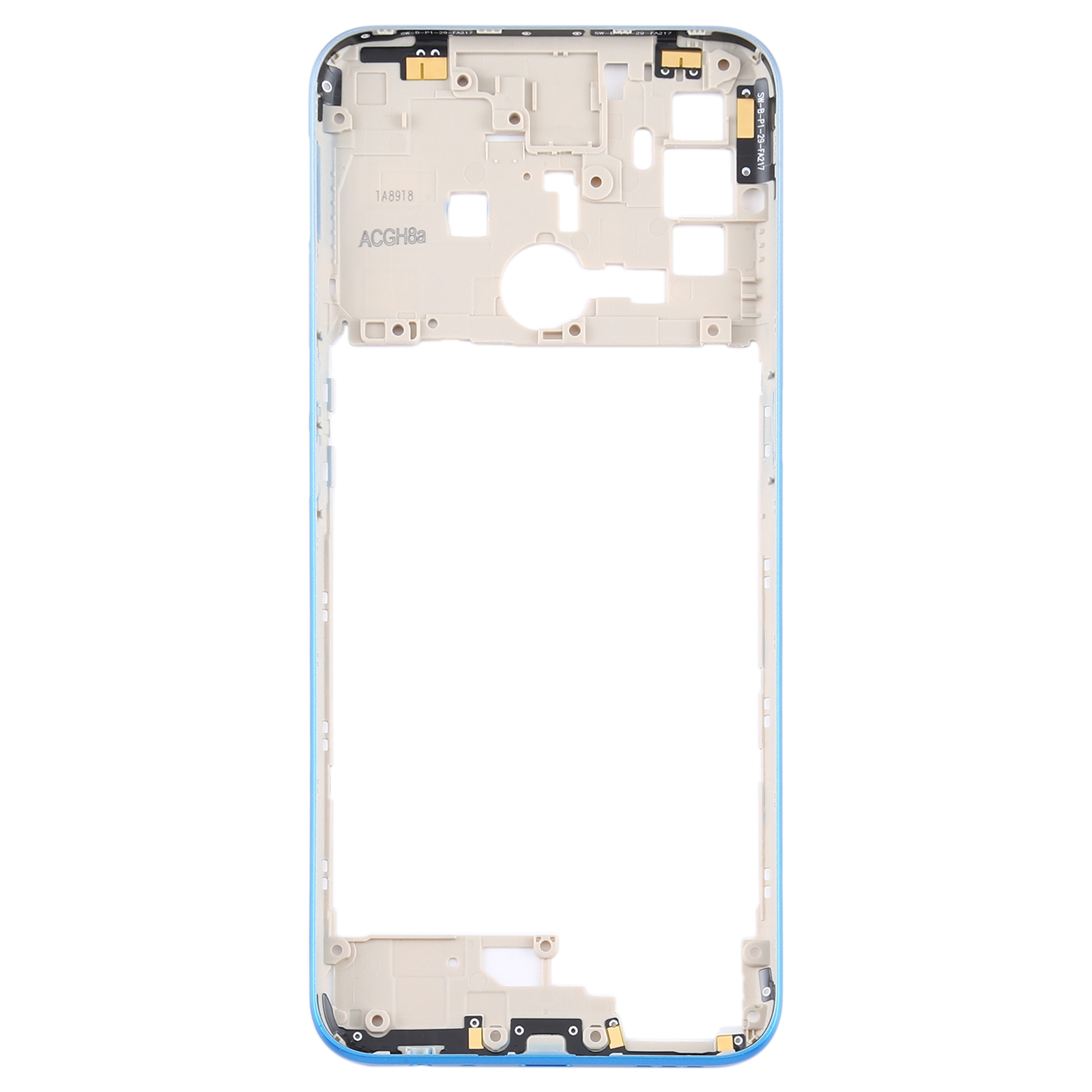 OPPO A53 Blue Middle Frame Bezel Plate Replacement - Image 2