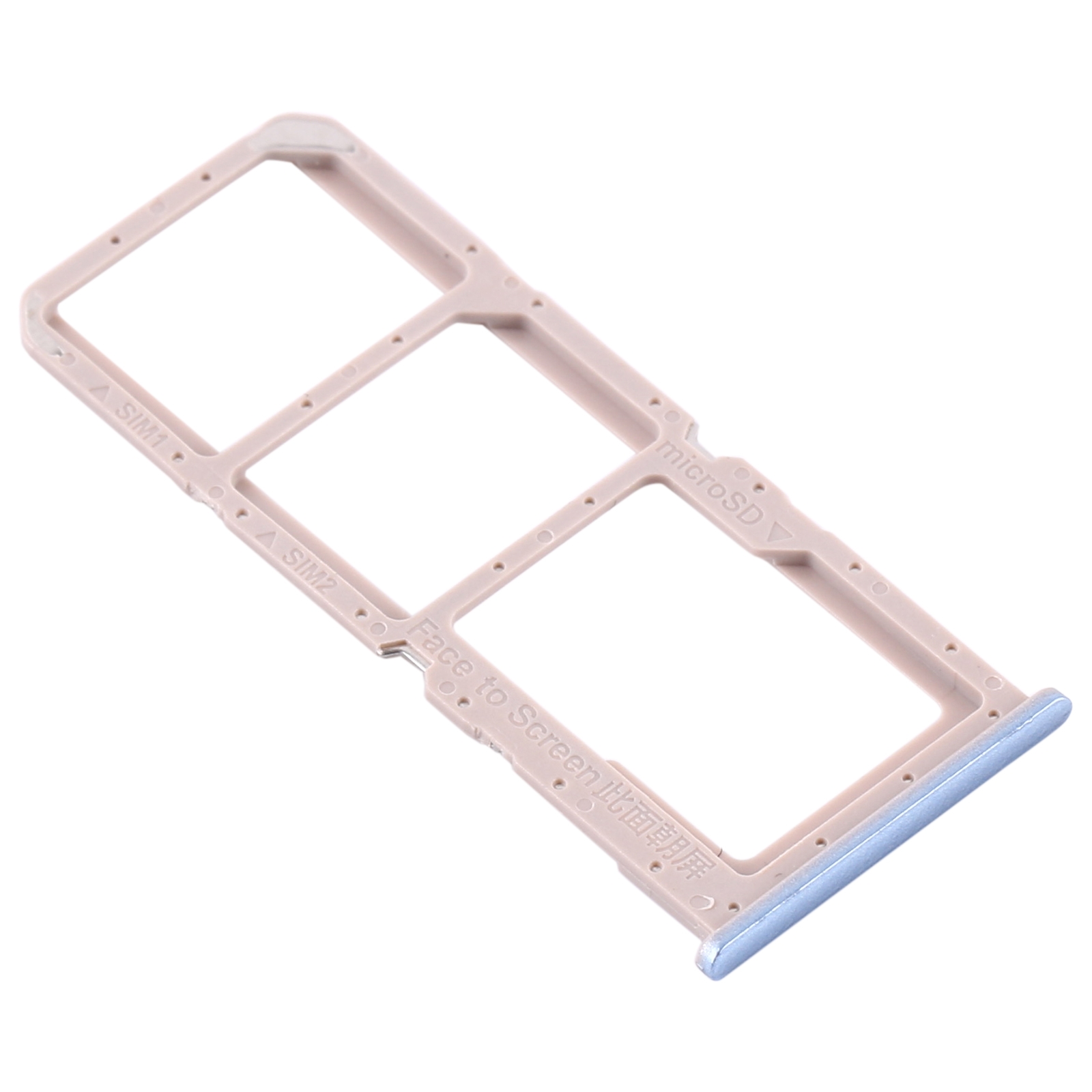 OPPO A32 SIM card tray blue replacement