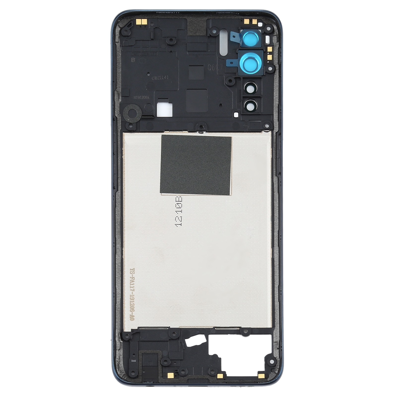 OPPO A91 F15 Black Back Housing Frame Replacement - Image 2