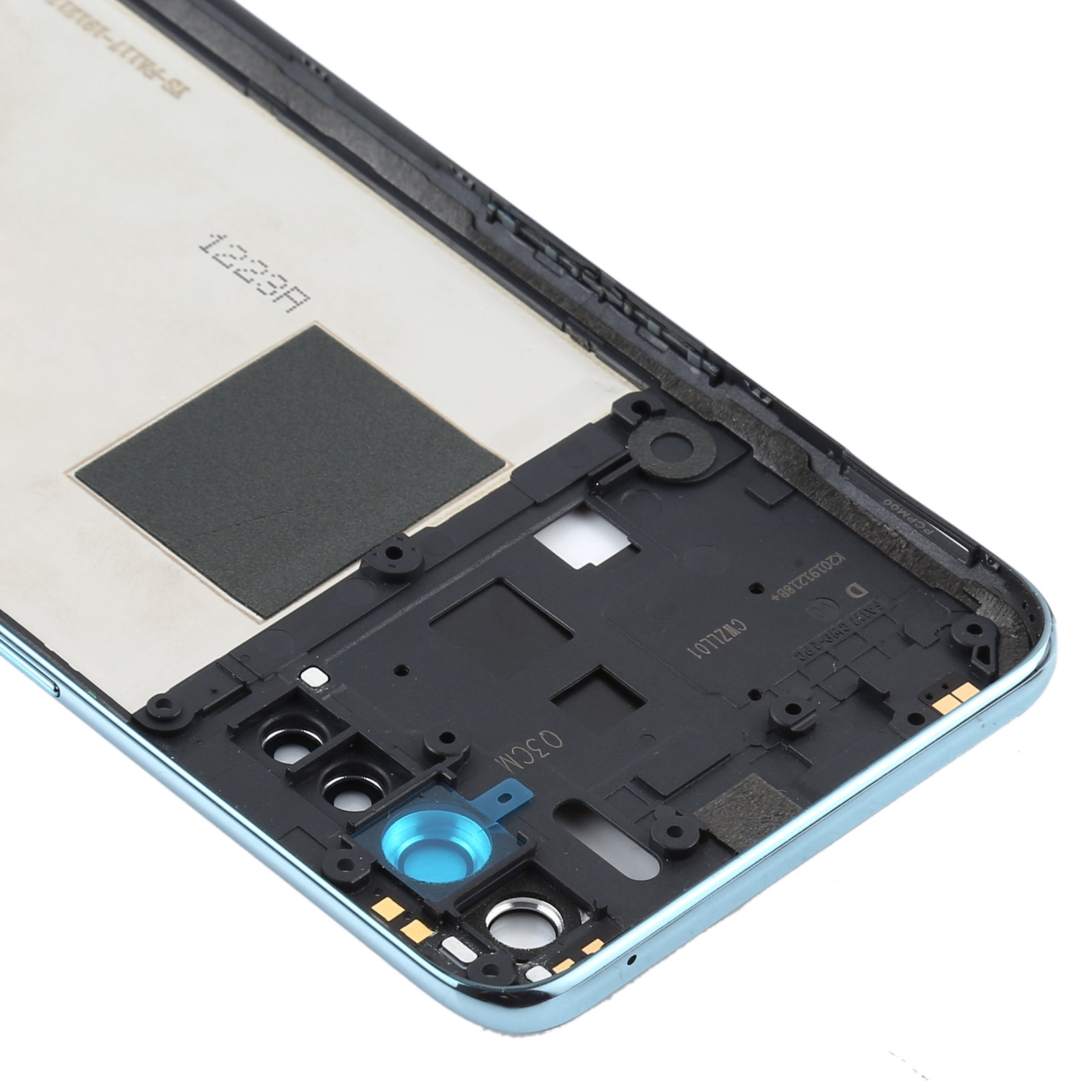 OPPO A91 F15 Baby Blue Back Housing Frame Replacement - Image 3