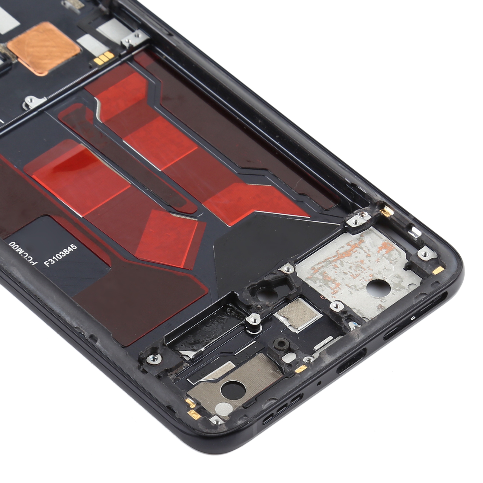 OPPO Reno 10x zoom Black Front Frame Bezel Replacement - Image 4