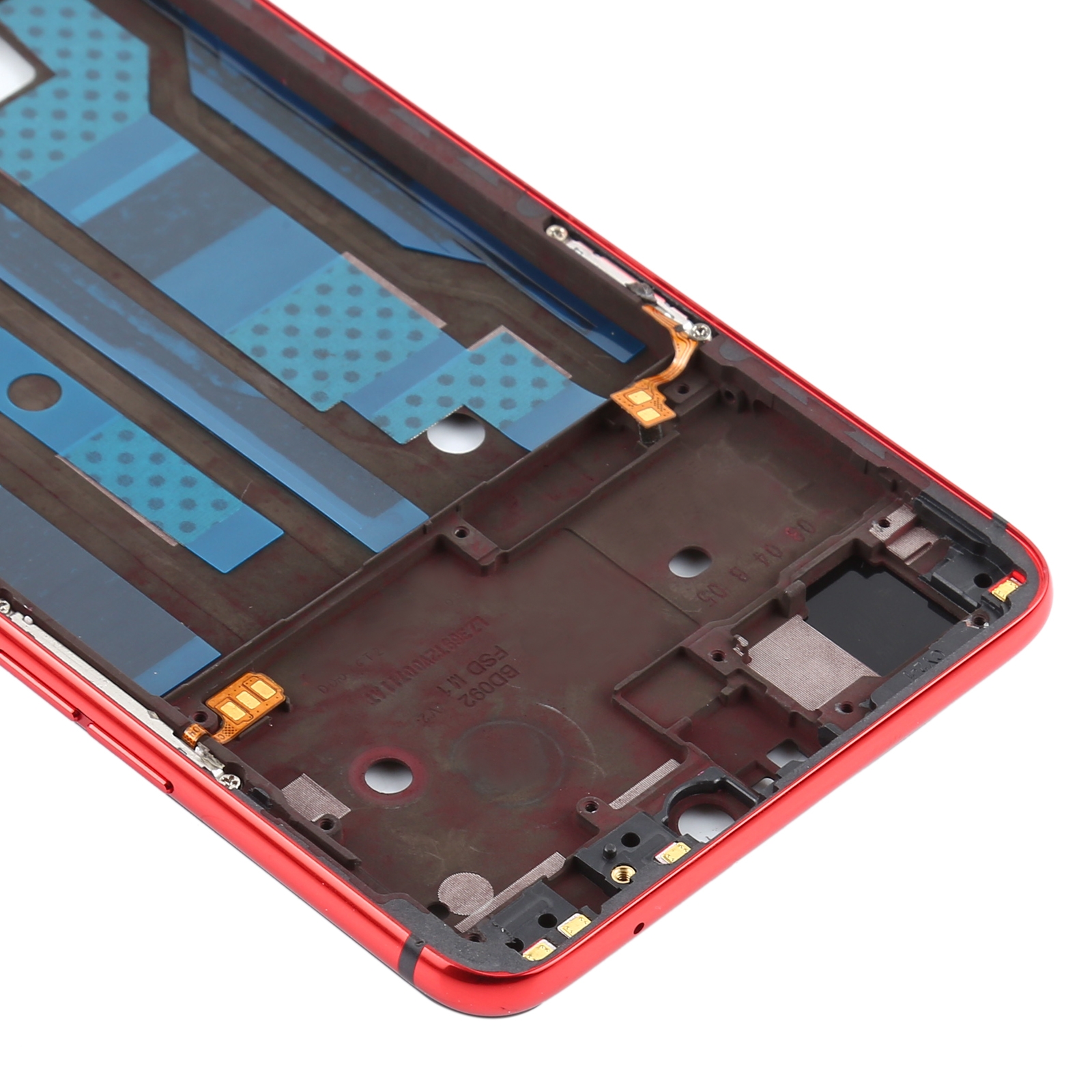 OPPO R15 Red Front Housing Frame Bezel Plate Replacement - Image 3