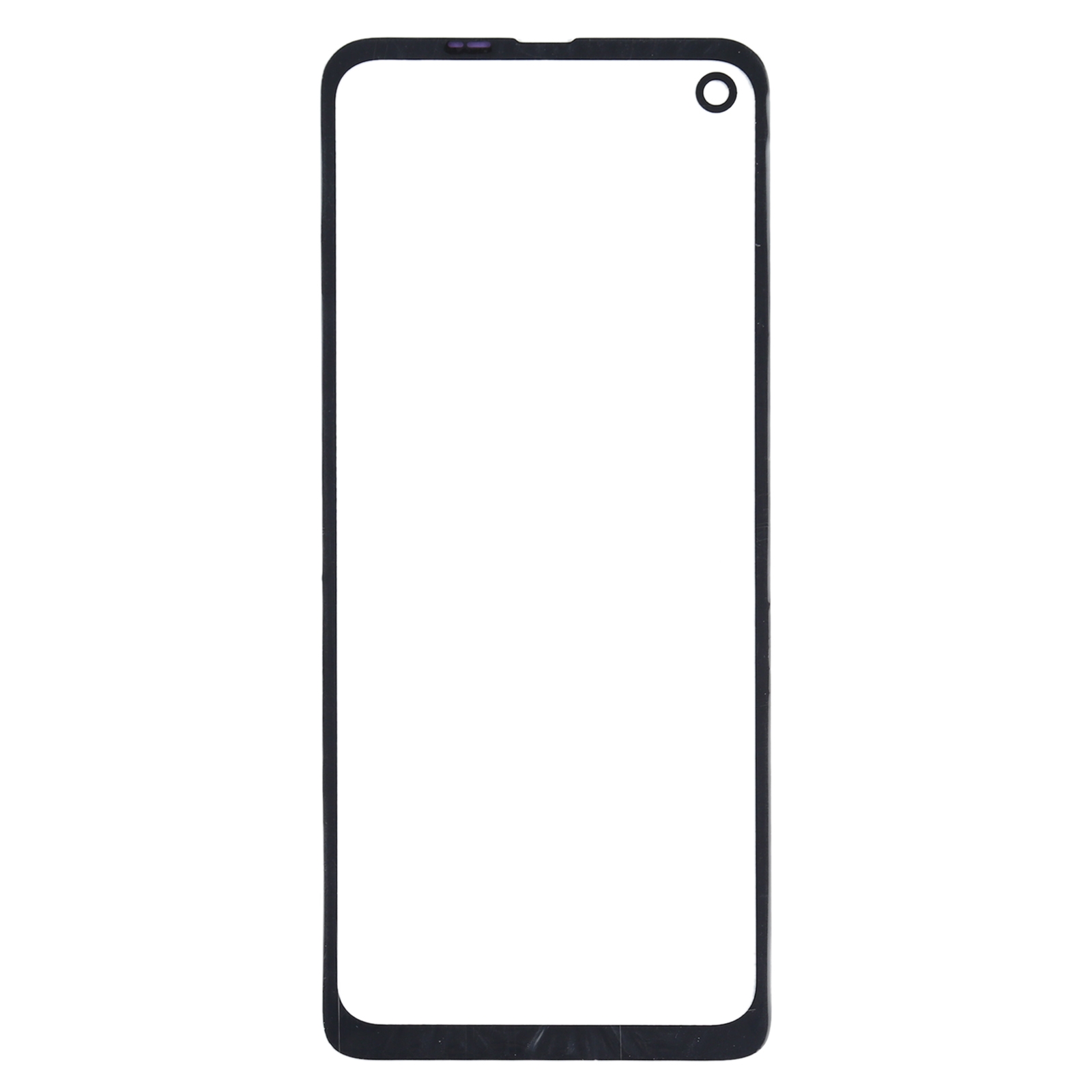 Motorola One Vision Black Front Screen Glass Replacement - Image 2