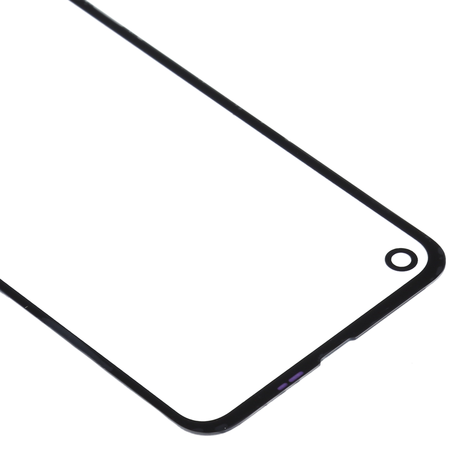 Motorola One Vision Black Front Screen Glass Replacement - Image 3