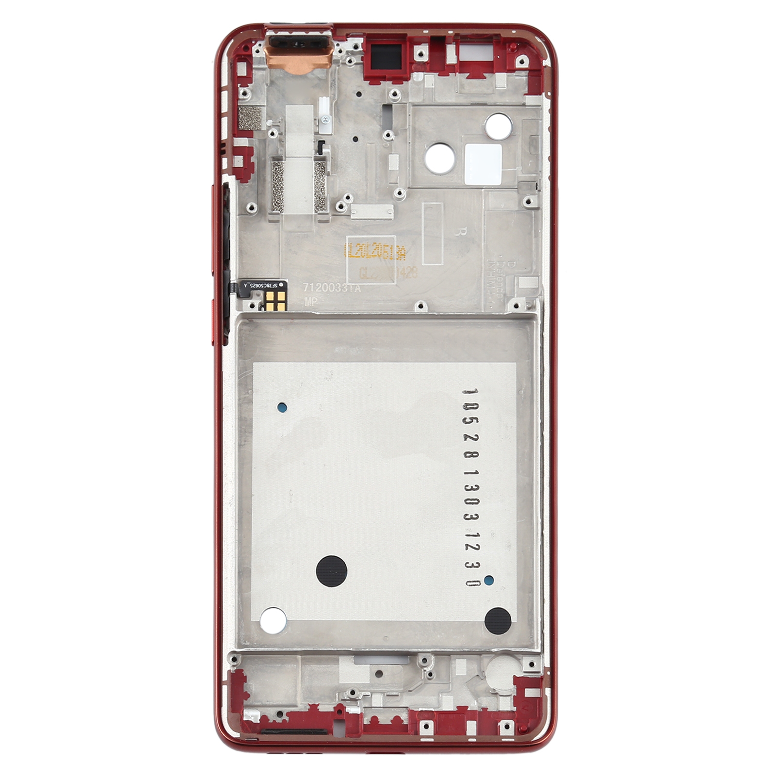 Motorola One Hyper XT2027 front frame bezel orange