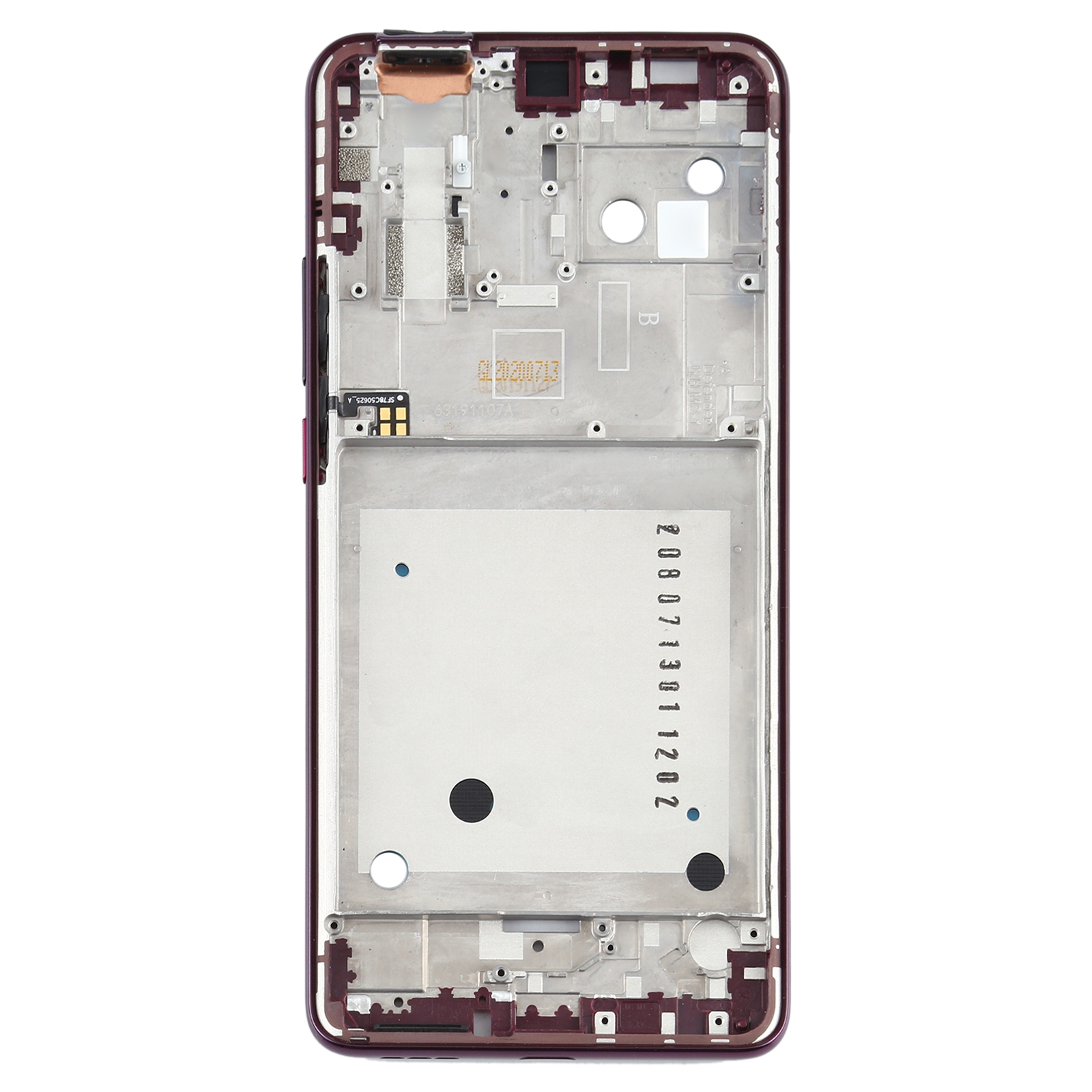 Motorola One Hyper XT2027 front housing replacement purple