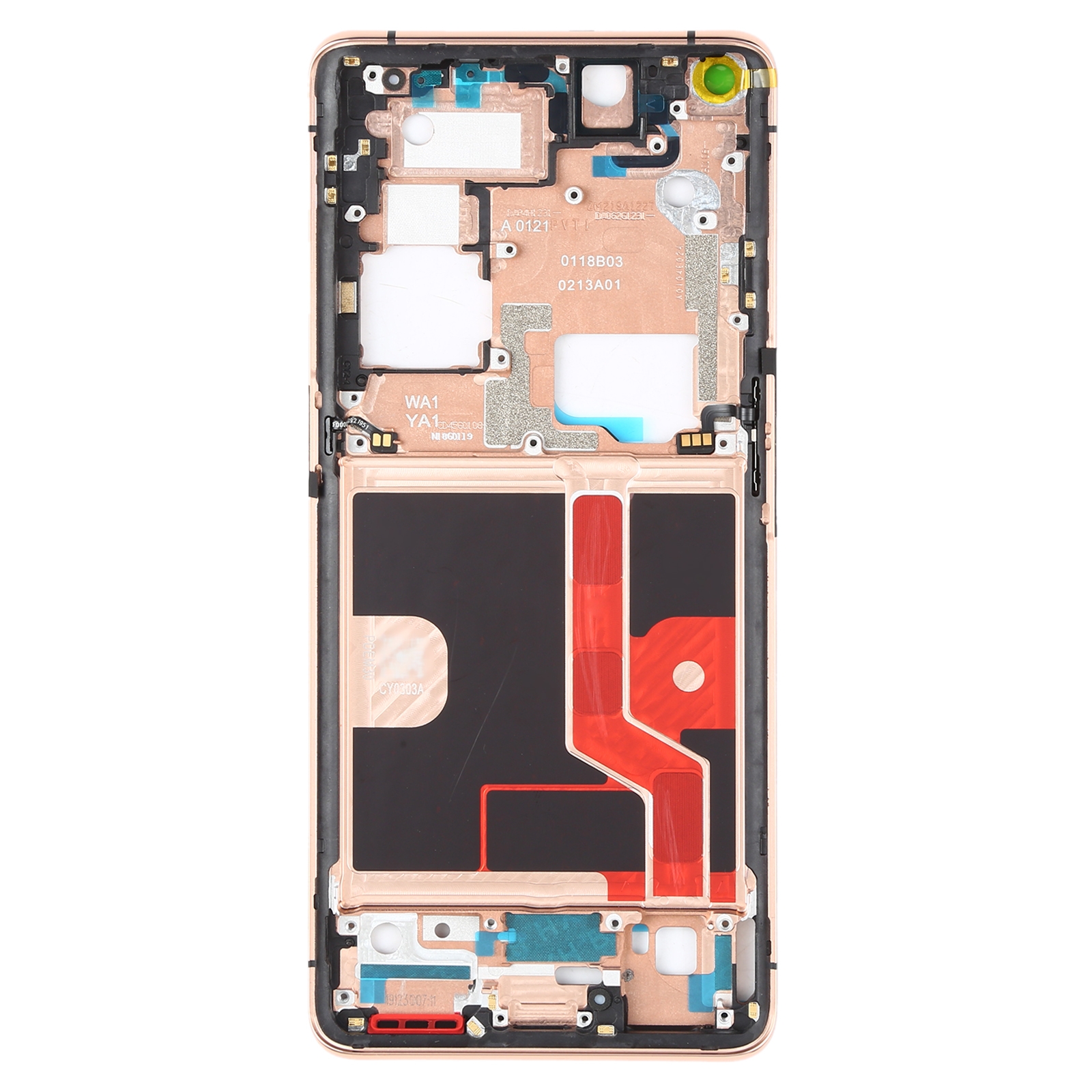 OPPO Find X2 Pro CPH2025 front housing frame gold
