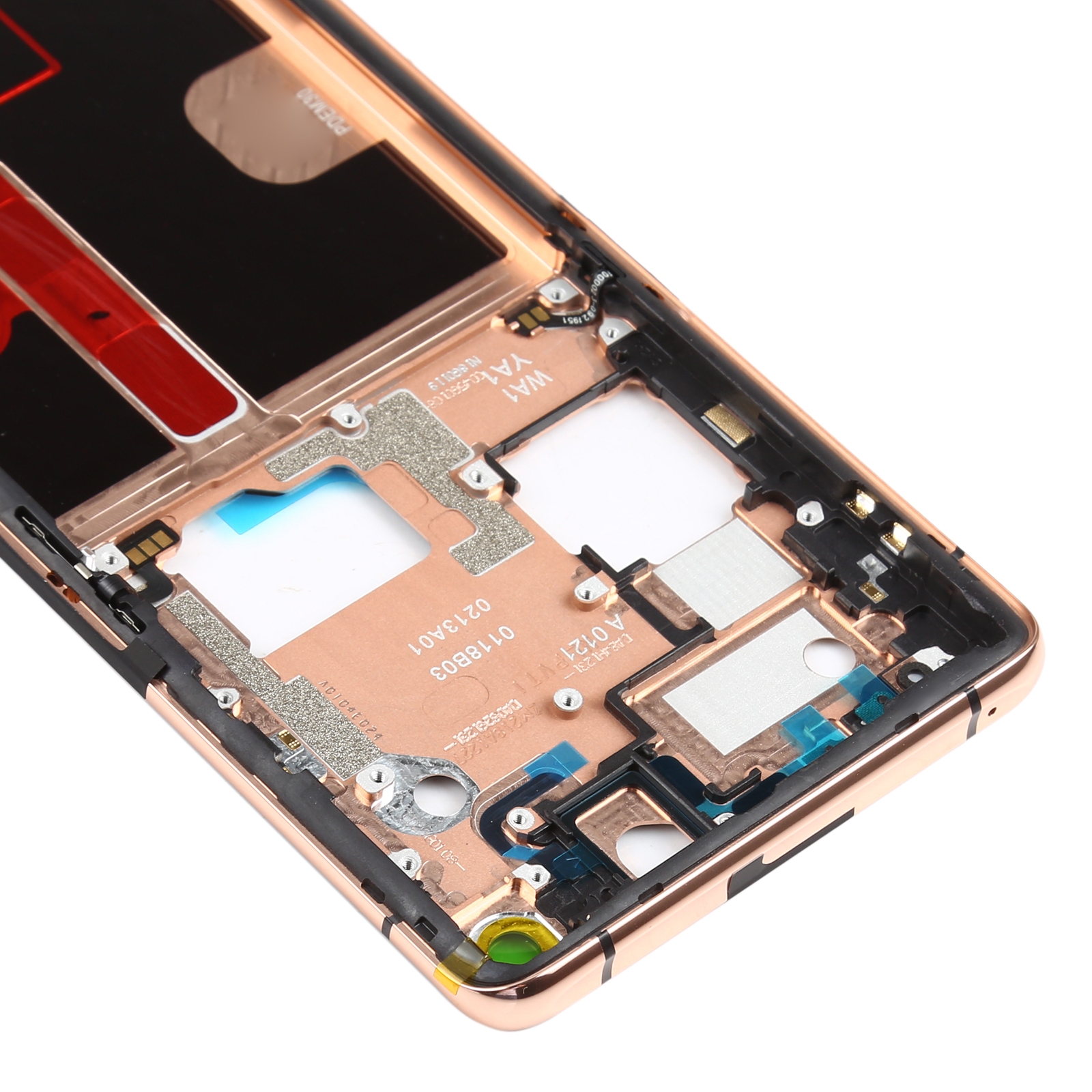 OPPO Find X2 Pro CPH2025 Gold Front Housing Frame Replacement - Image 3