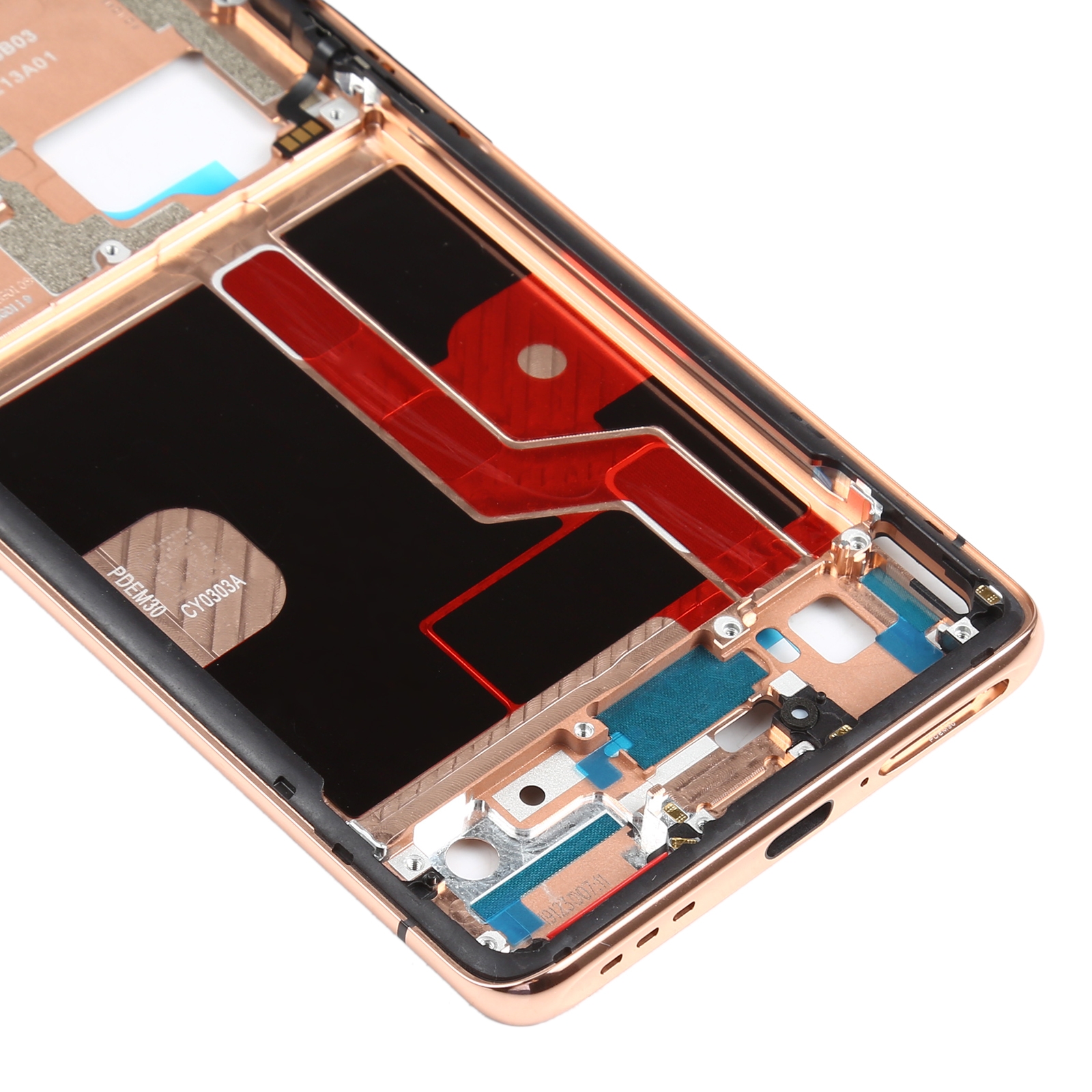OPPO Find X2 Pro CPH2025 Gold Front Housing Frame Replacement - Image 4