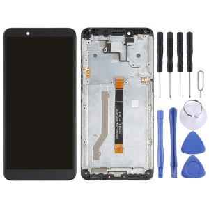 Nokia C3 LCD screen replacement black