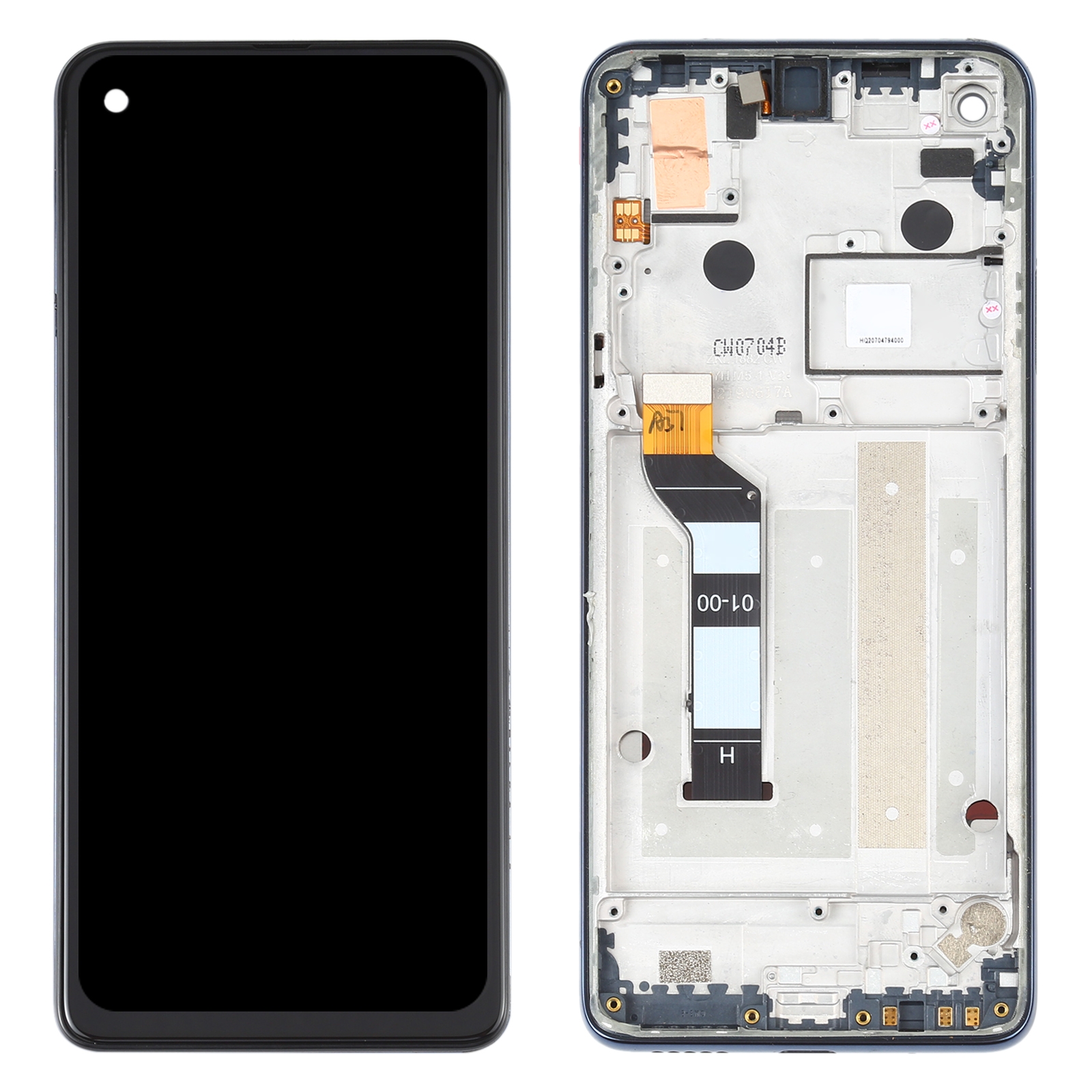 Motorola One Action XT2013 Blue LCD Screen Replacement - Image 2