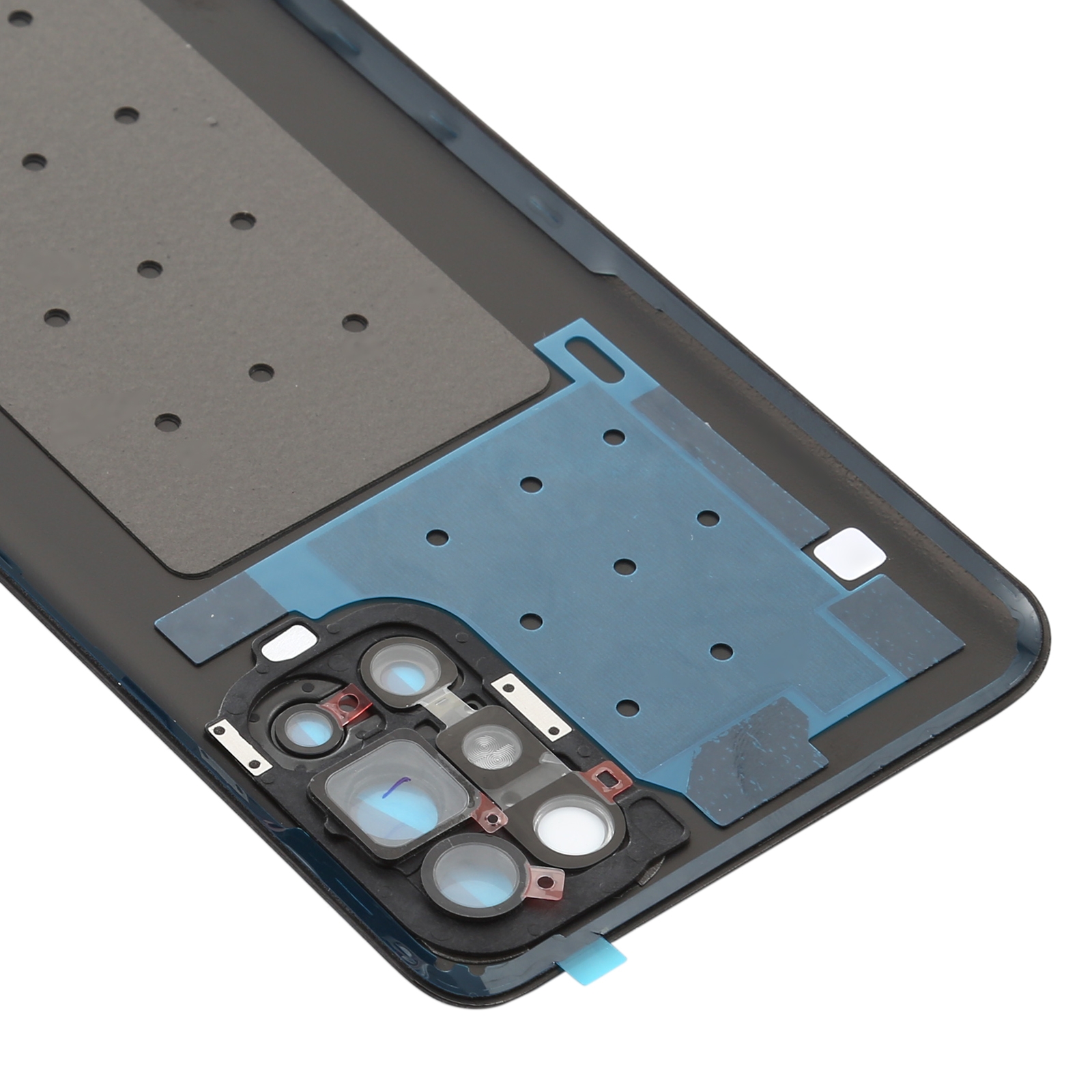 OnePlus 9R Frosted Black Back Cover Replacement - Image 4