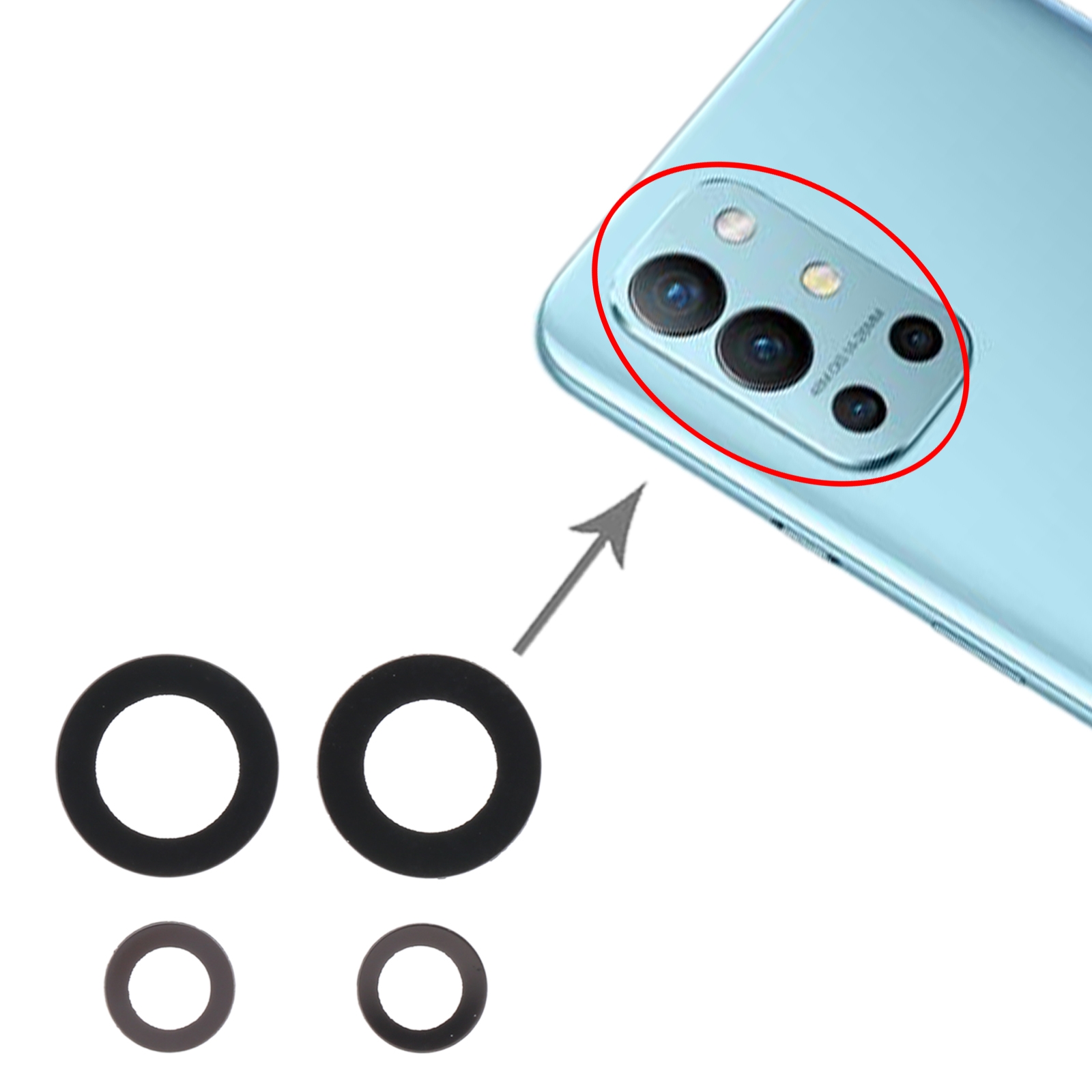 OnePlus 9R Back Camera Lens Replacement - Image 3