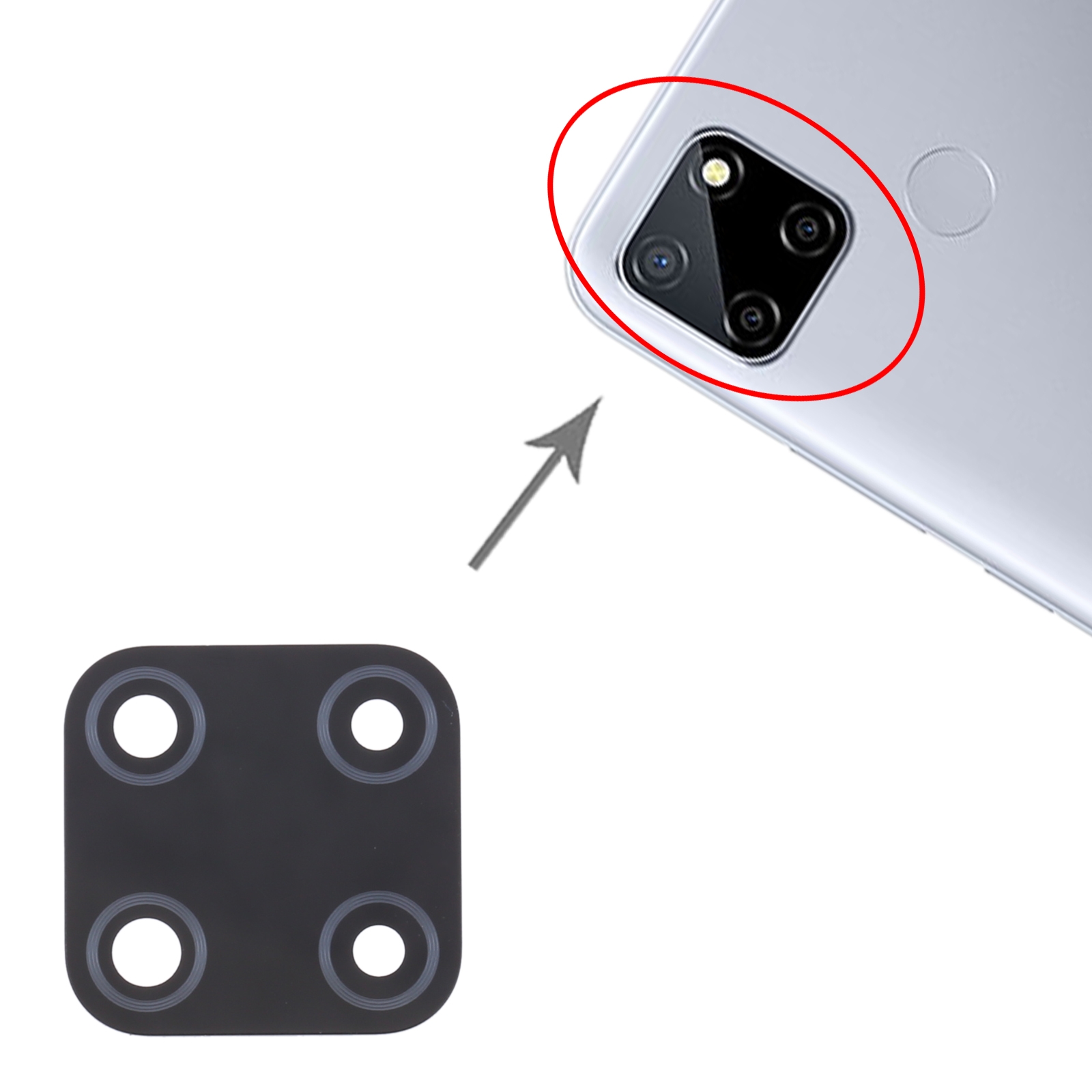 OPPO Realme C12 RMX2189 Back Camera Lens Replacement - Image 3