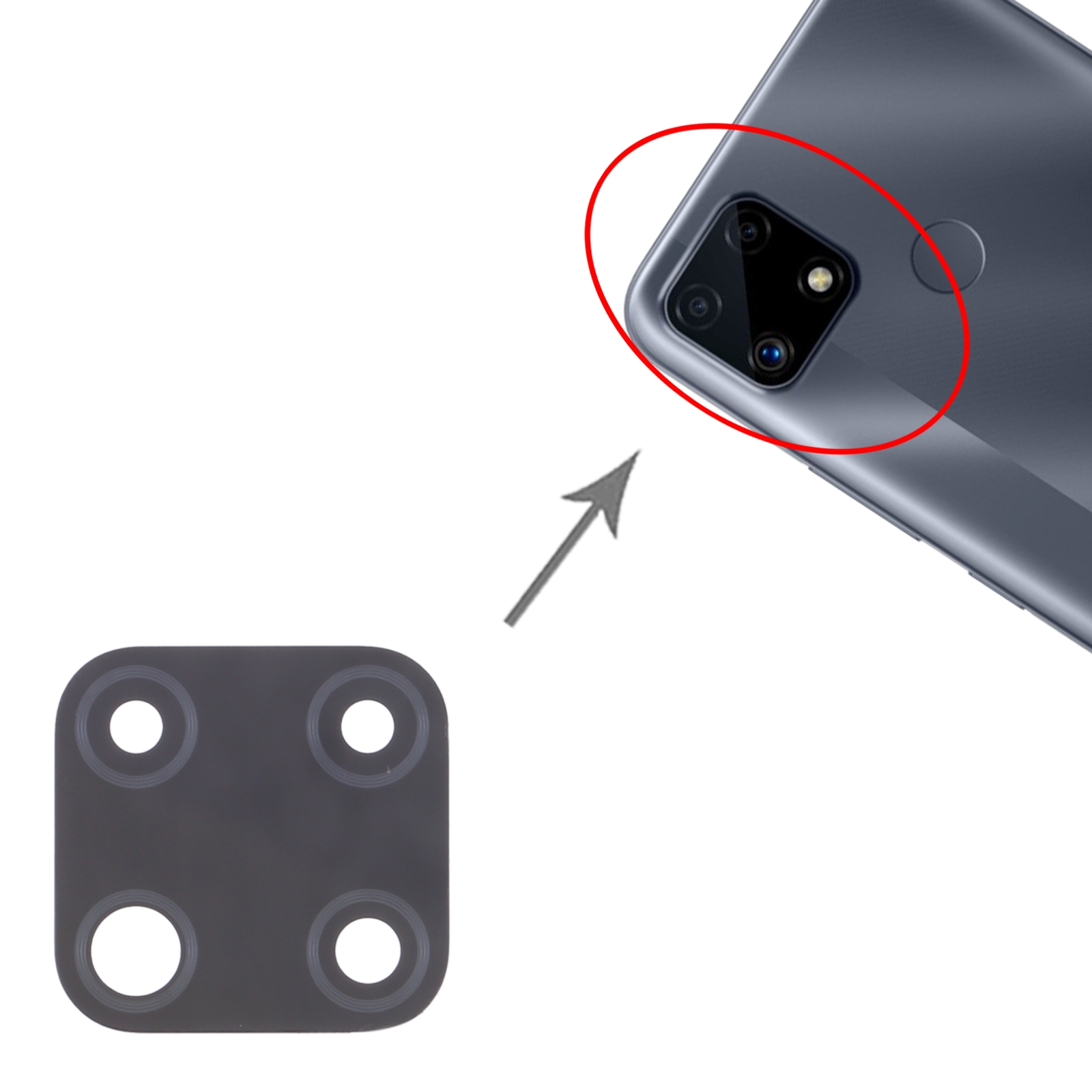 OPPO Realme C25 RMX3193 Back Camera Lens Replacement - Image 3