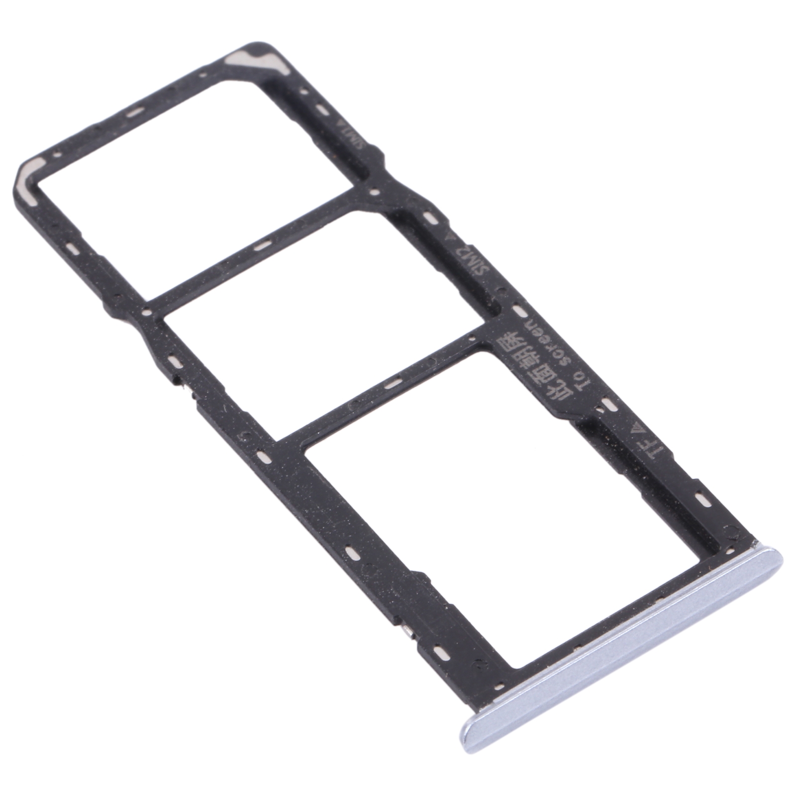 Realme C15 RMX2180 silver SIM card tray