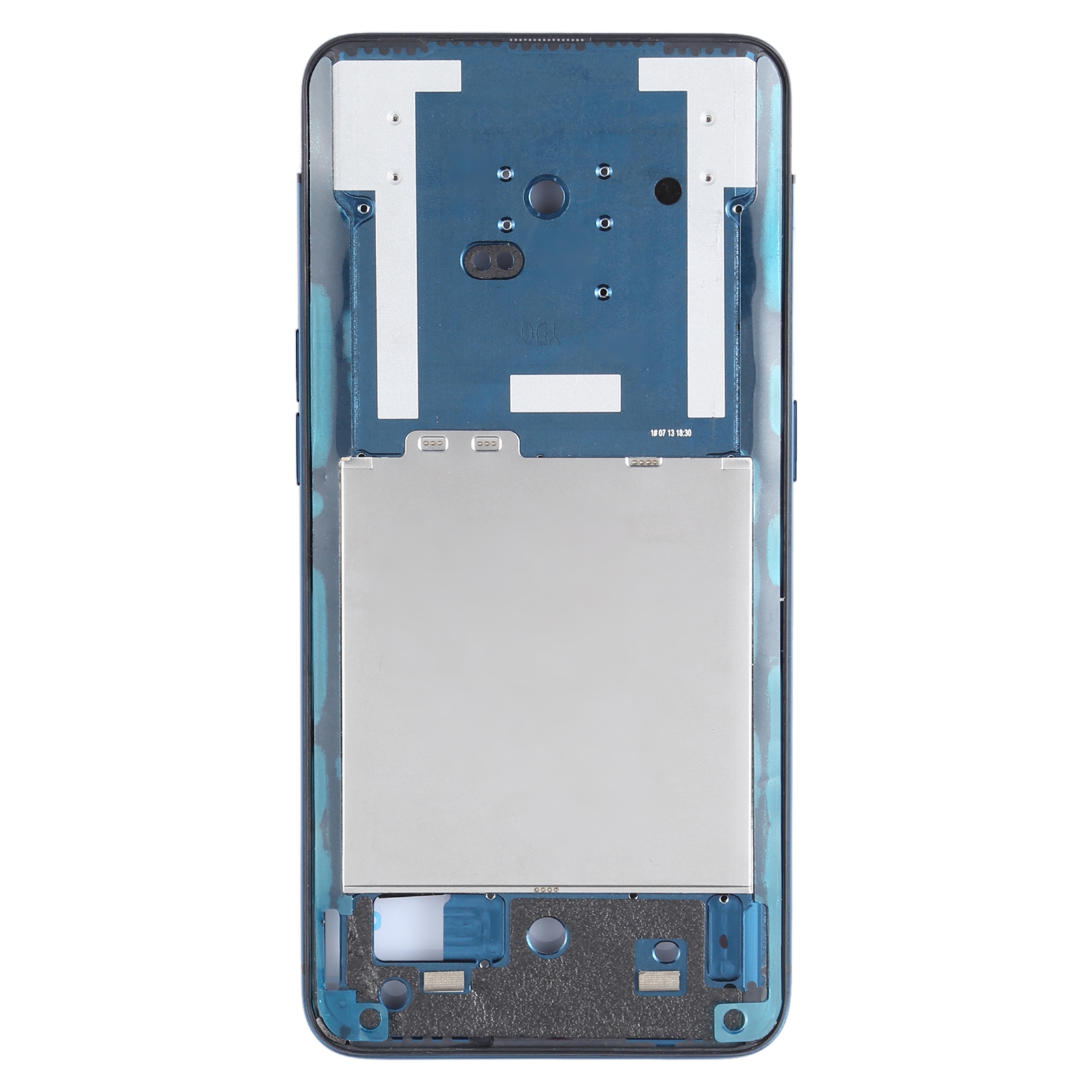 OPPO Find X CPH1871 Blue Middle Frame Bezel Replacement - Image 2