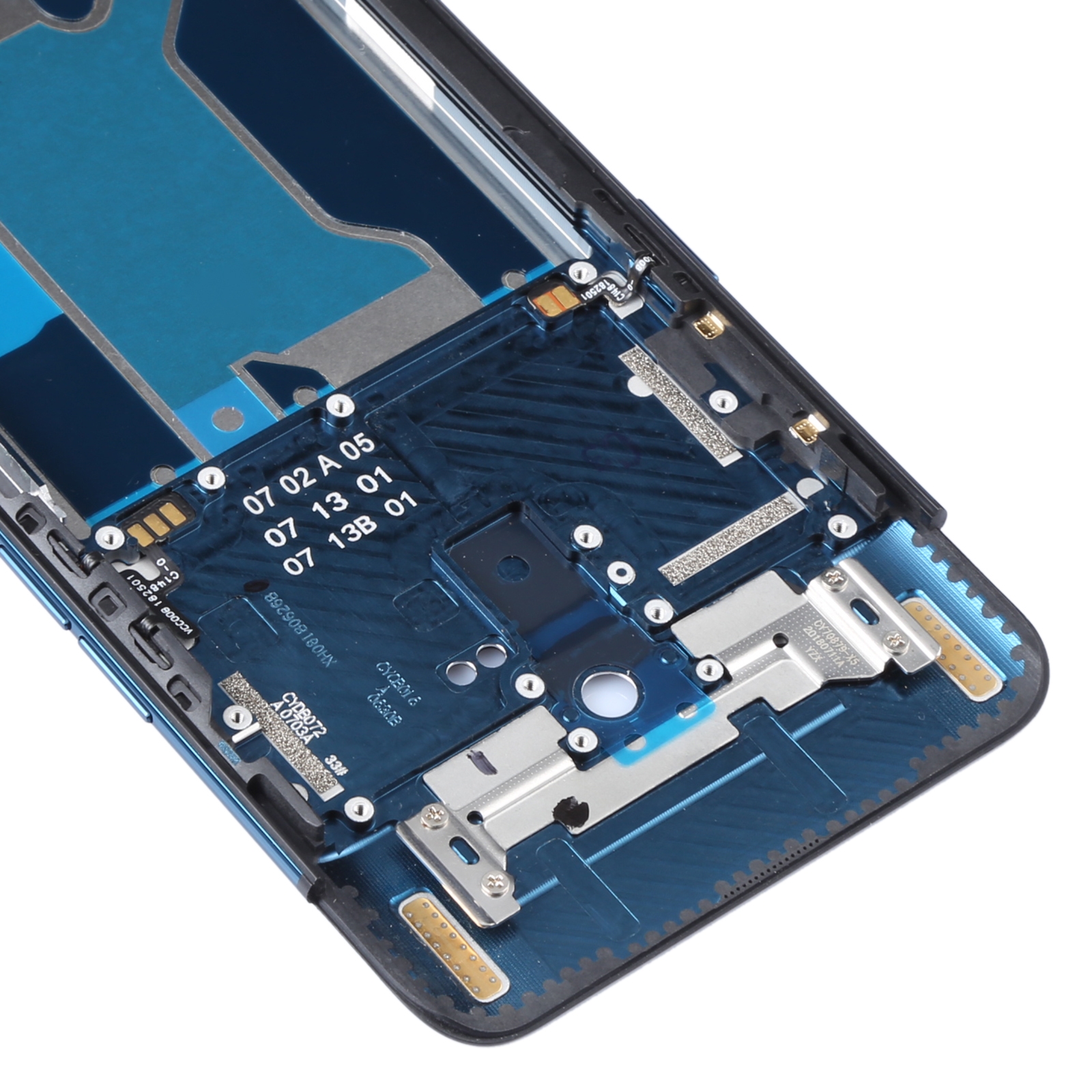 OPPO Find X CPH1871 Blue Middle Frame Bezel Replacement - Image 3