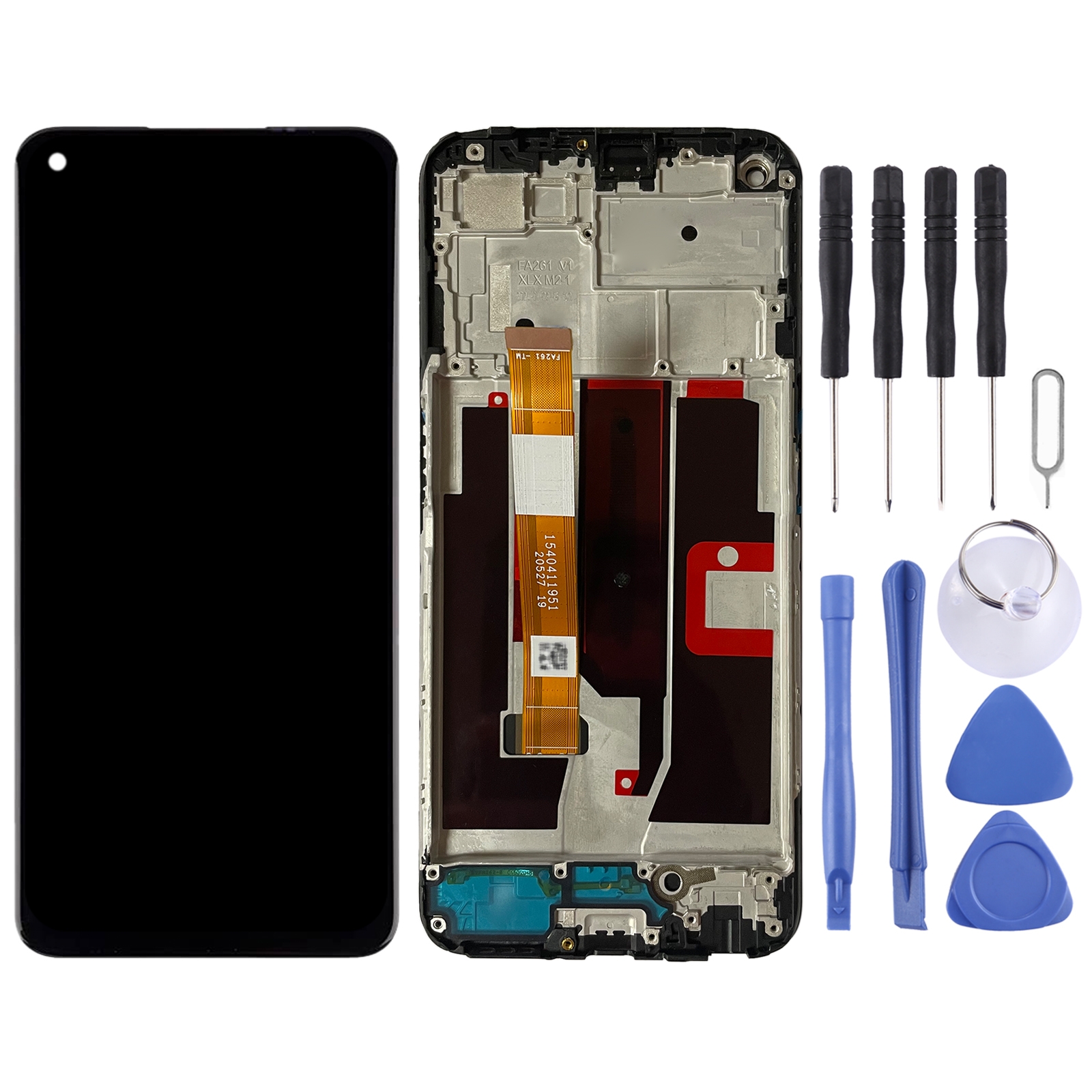 OnePlus Nord N200 5G screen replacement black