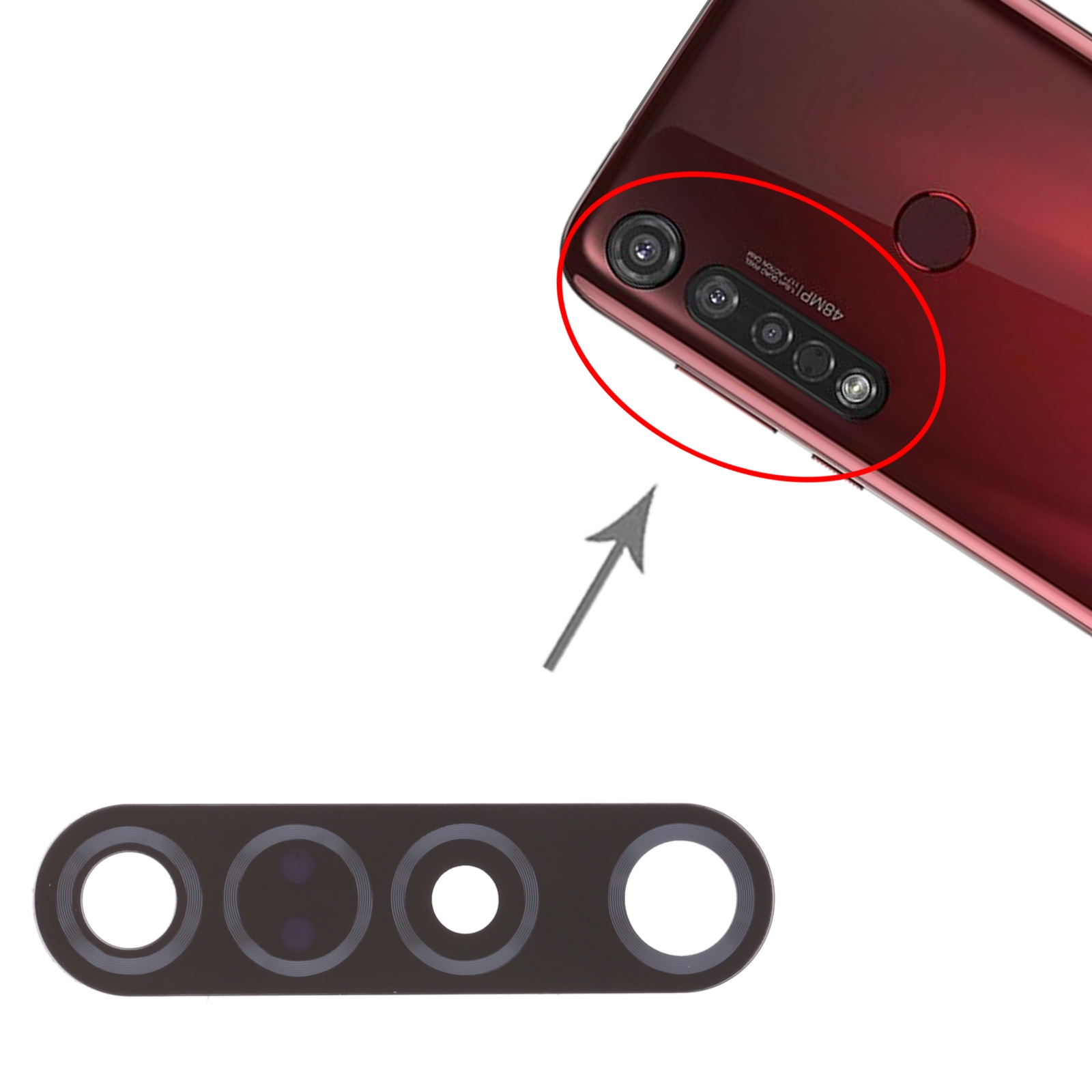 Motorola Moto G8 Plus Back Camera Lens Replacement - Image 3