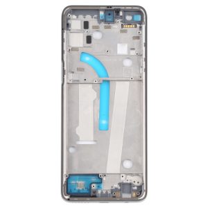 Motorola Moto G100 front housing frame silver