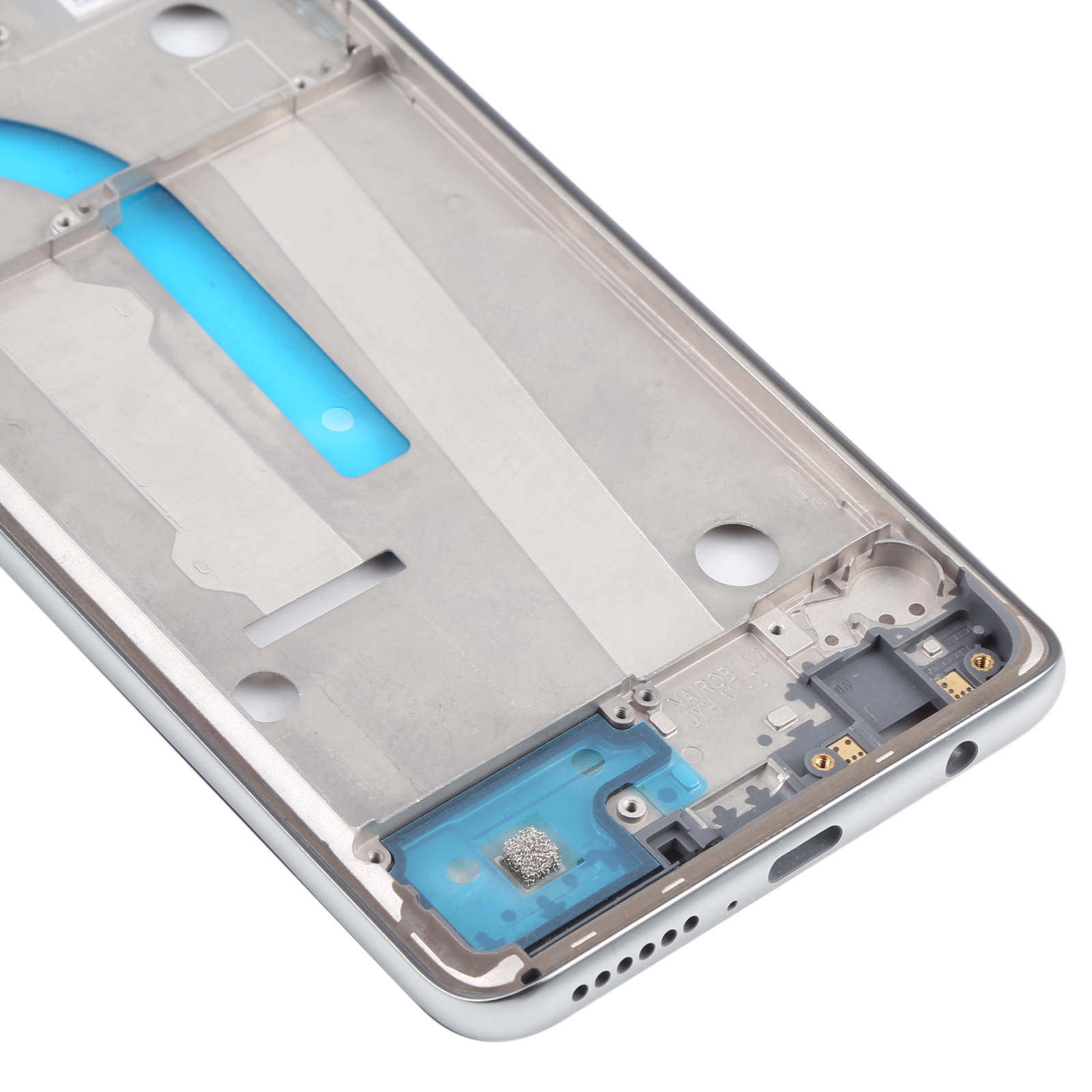 Motorola Moto G100 Silver Front Housing Frame Replacement - Image 4