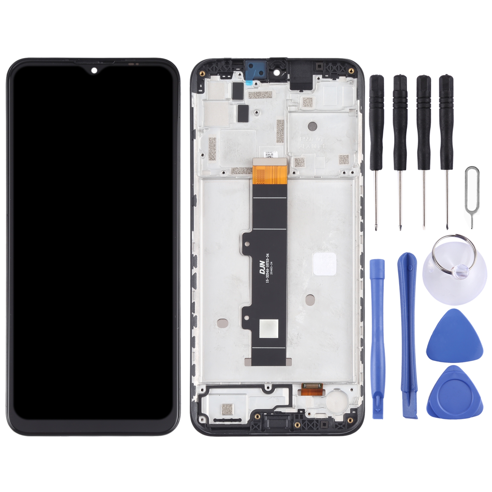Motorola Moto G30 XT2129 screen replacement black