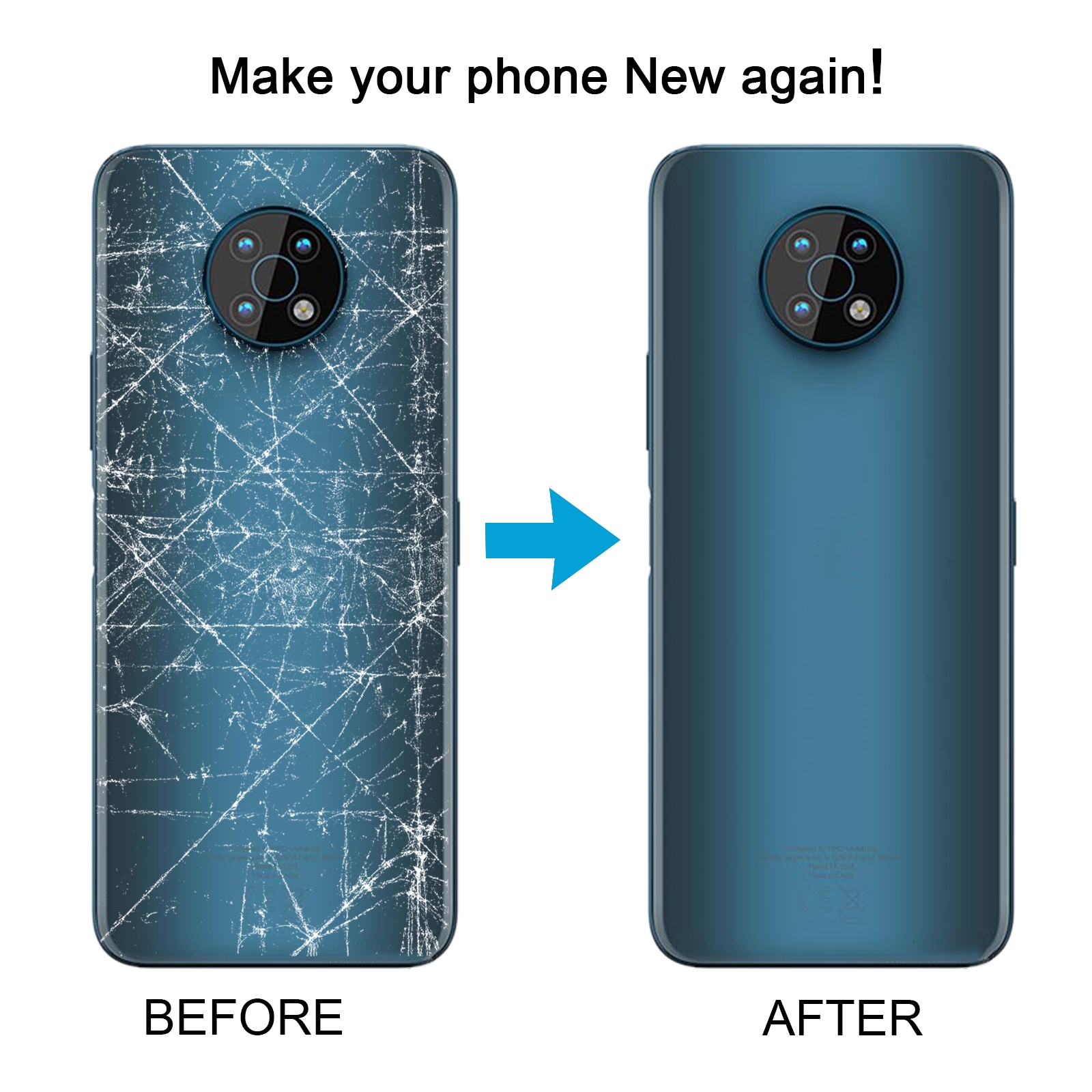 Nokia G50 Green Back Cover Replacement - Image 6