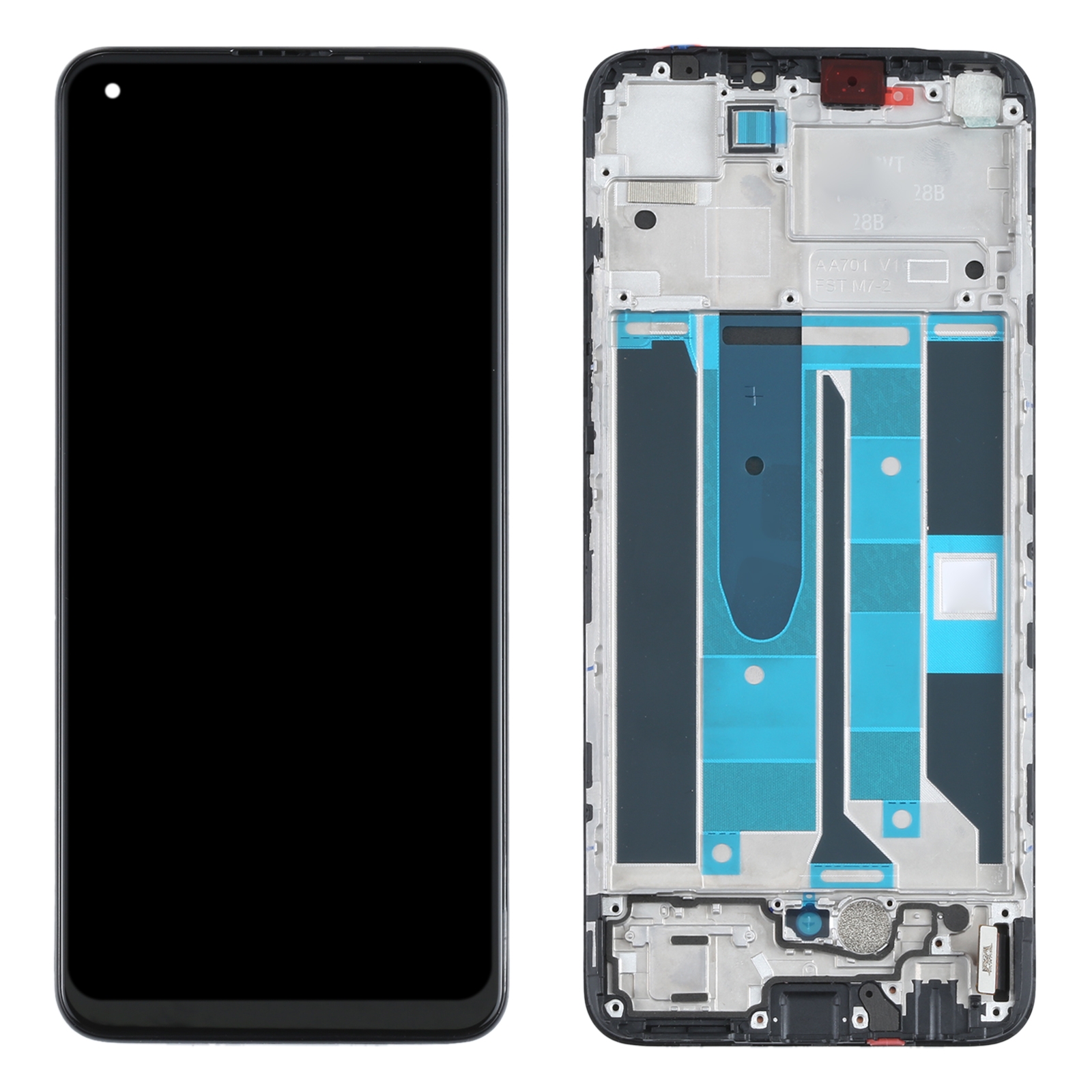 OPPO Realme 8 4G LCD Screen Digitizer Frame Replacement - Image 2