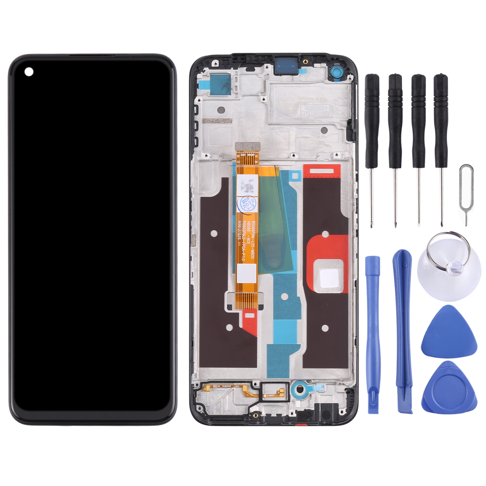 OPPO Realme 8i RMX3151 black LCD screen replacement