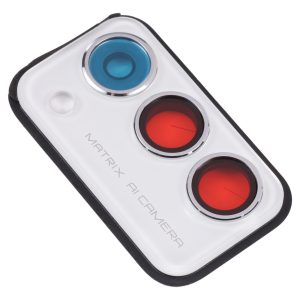 Realme Q3 Pro back camera lens frame white