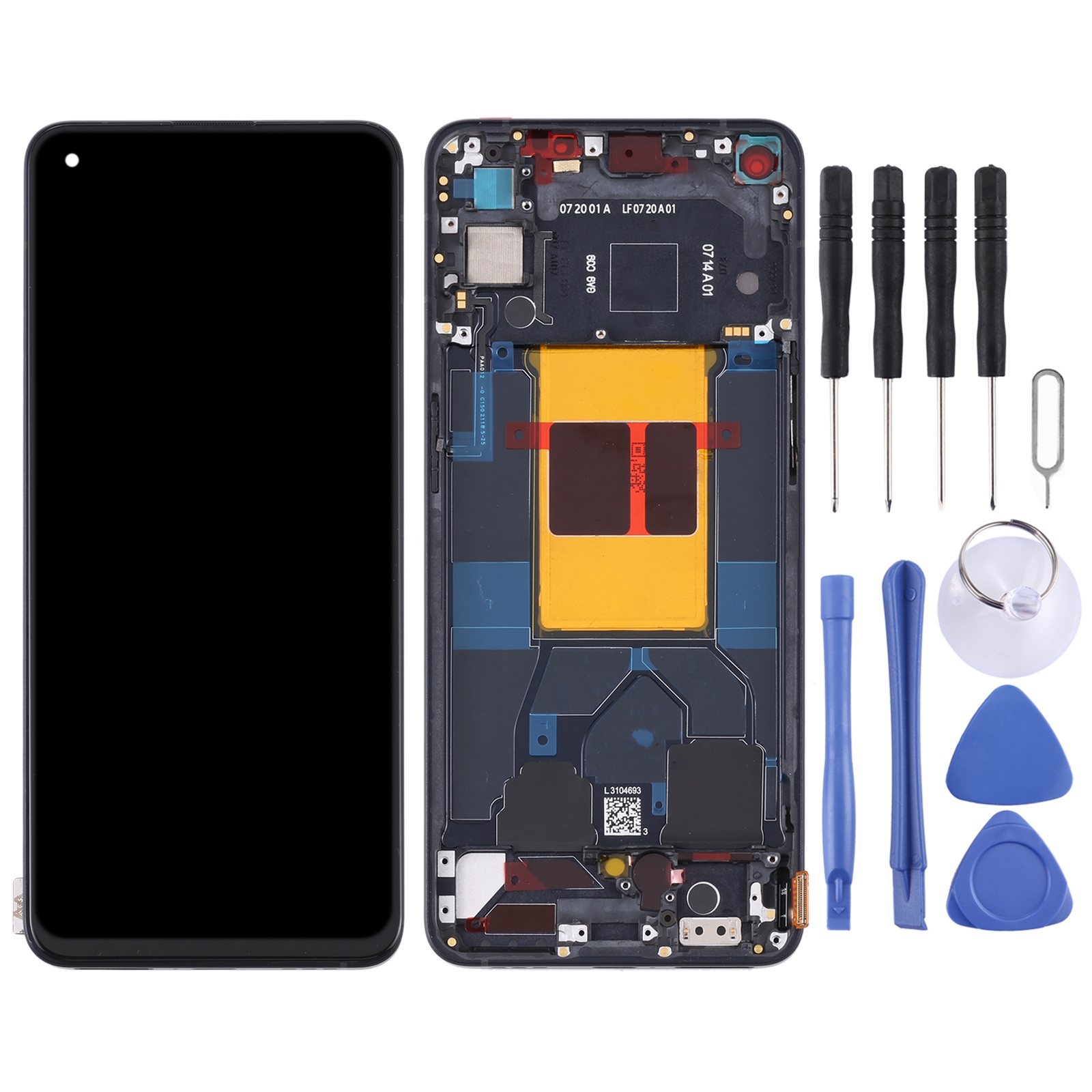 OPPO Reno6 5G PEQM00 LCD screen replacement black