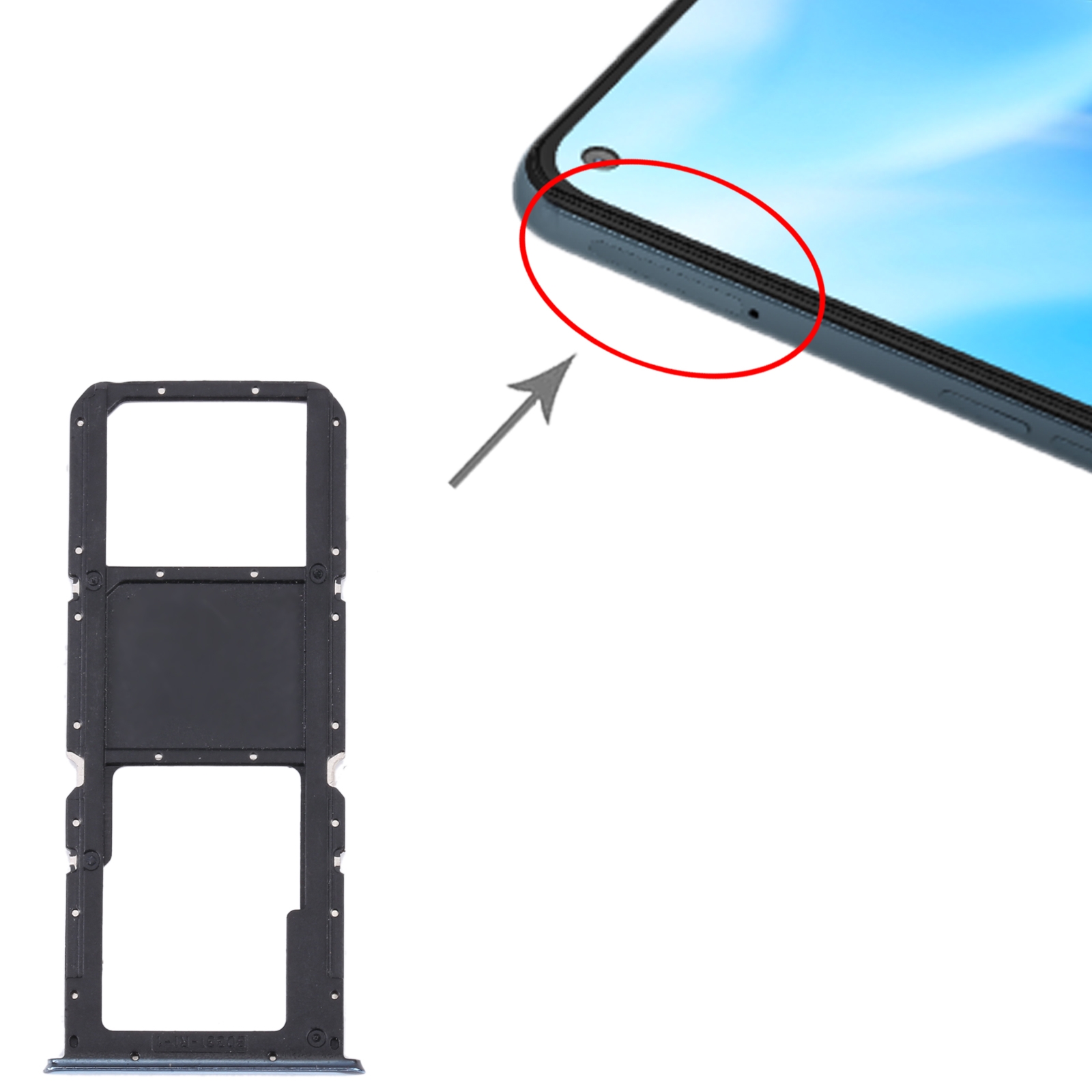 OnePlus Nord N200 5G Blue SIM Card Tray Replacement - Image 3