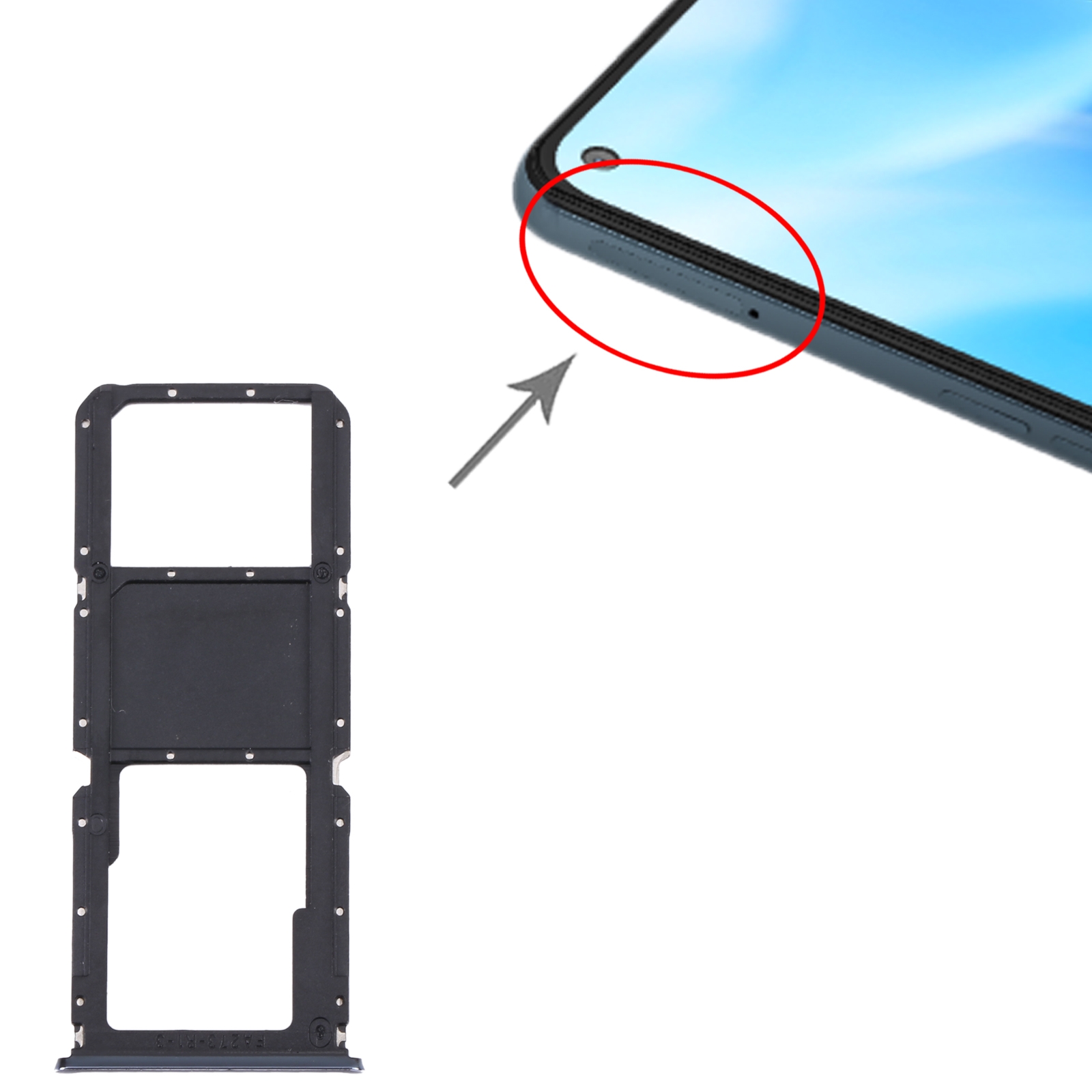OnePlus Nord N200 5G Silver SIM Card Tray Replacement - Image 3