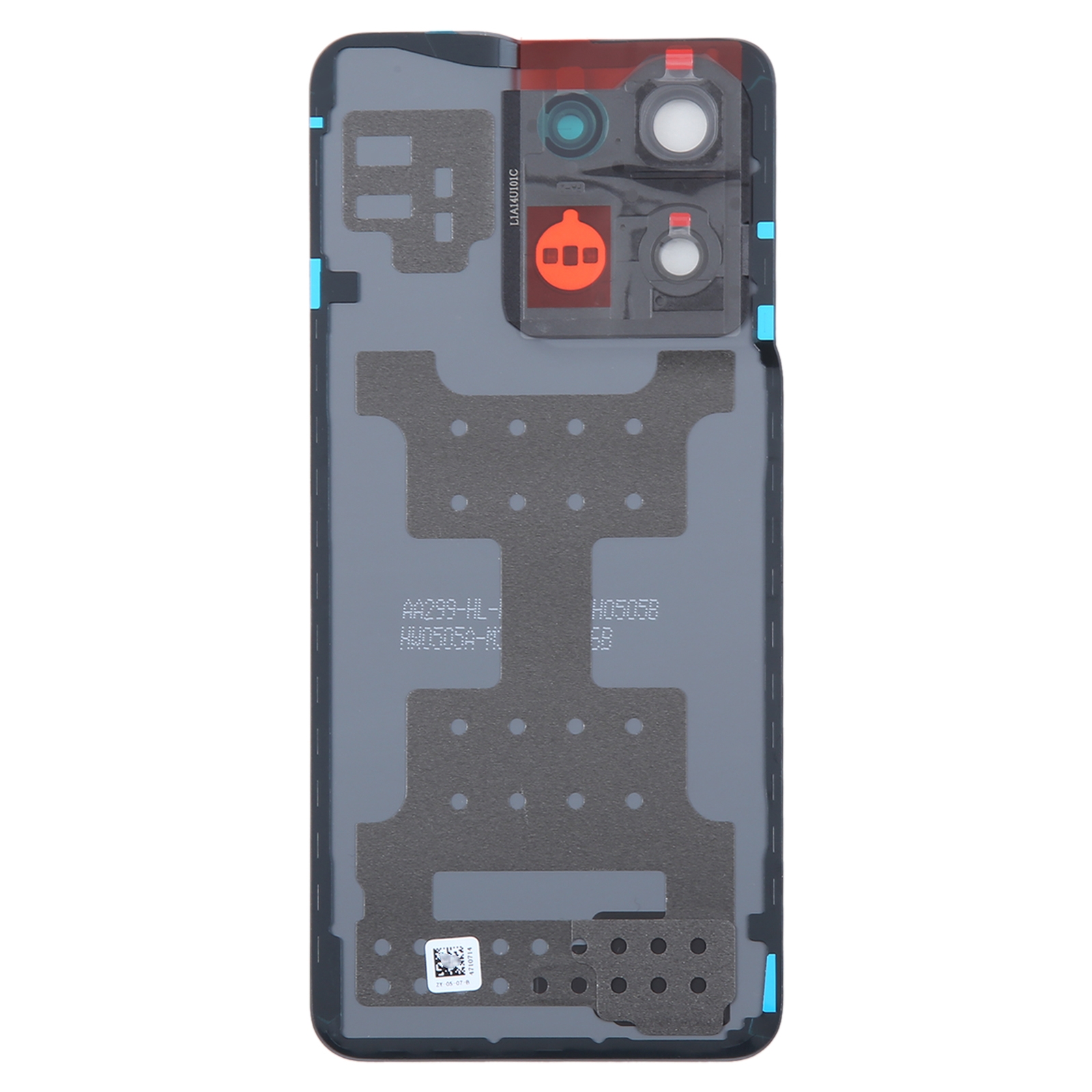 OPPO Reno8 5G Black Back Cover Replacement - Image 2