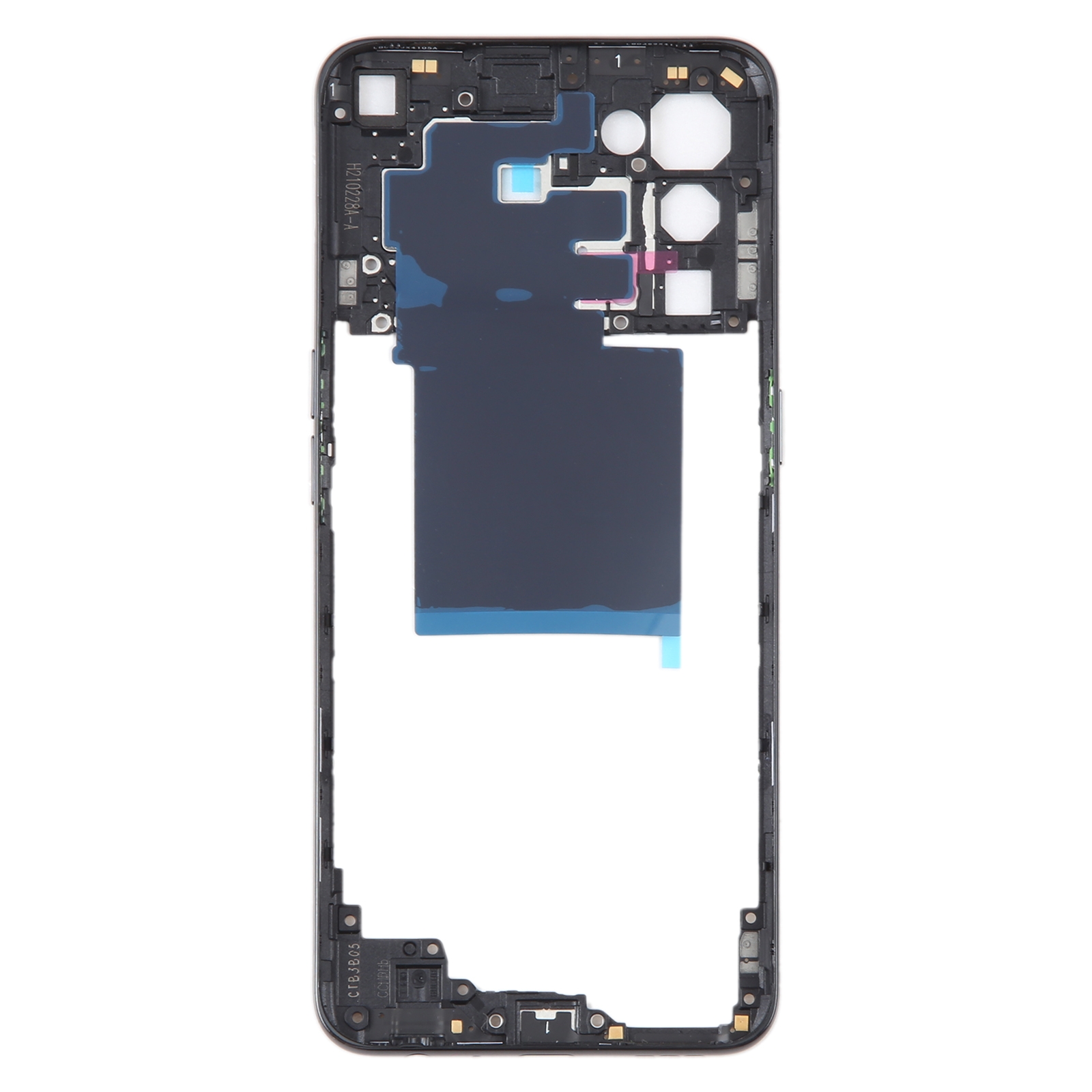 OPPO Find X3 Lite Black Middle Frame Bezel Replacement - Image 2