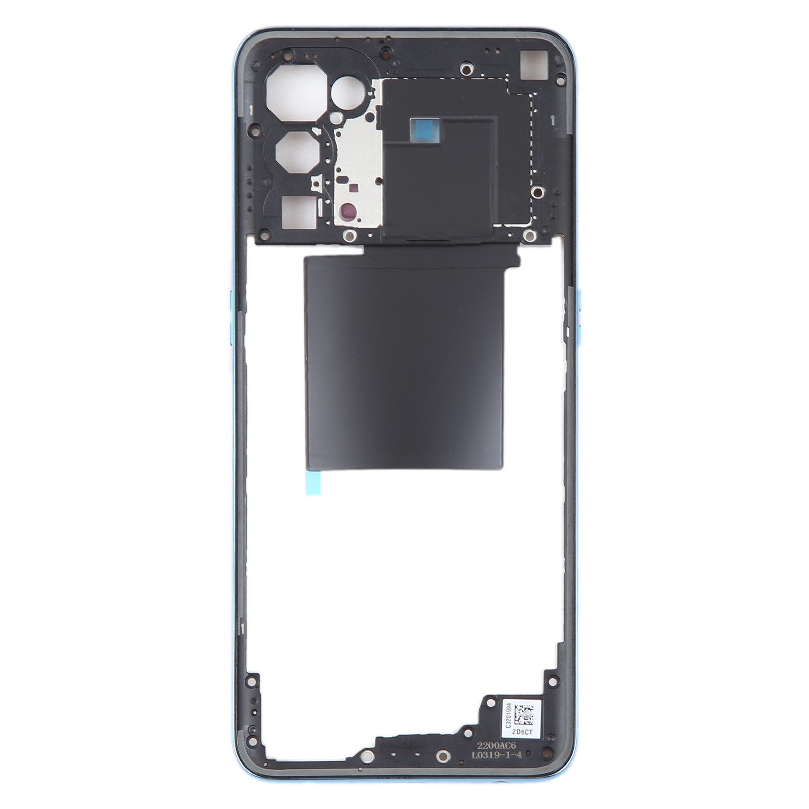 OPPO Find X3 Lite blue middle frame replacement