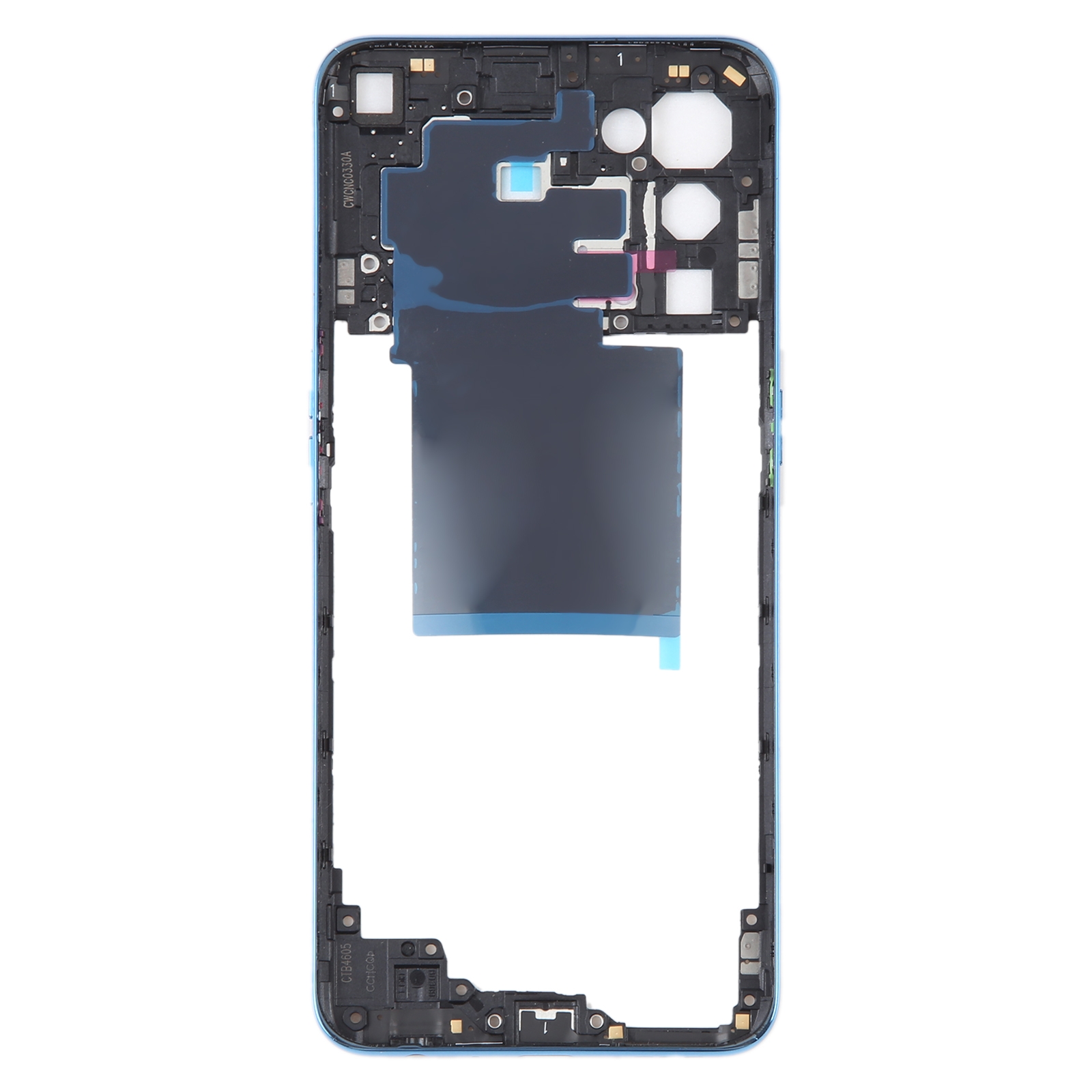 OPPO Find X3 Lite Blue Middle Frame Replacement - Image 2