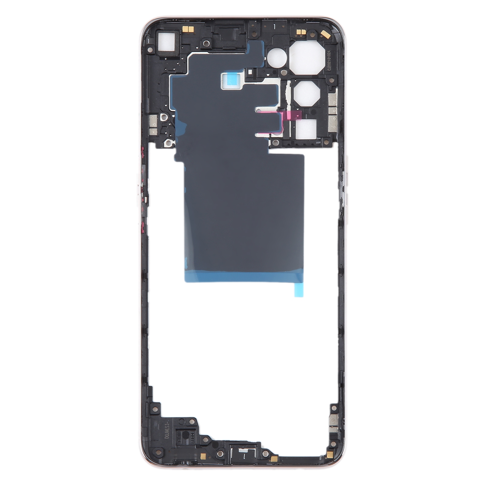 OPPO Reno5 5G Gold Middle Frame Replacement - Image 2