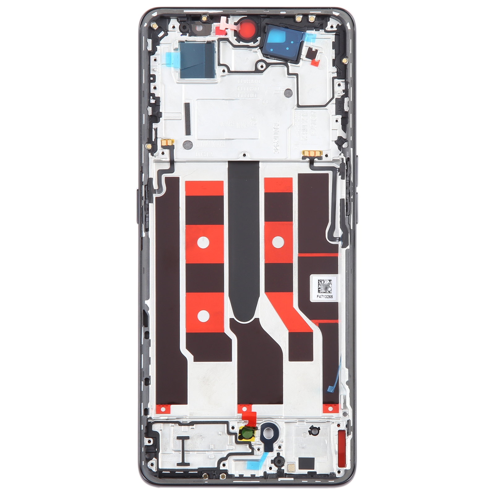 OPPO A1 Pro front housing frame black