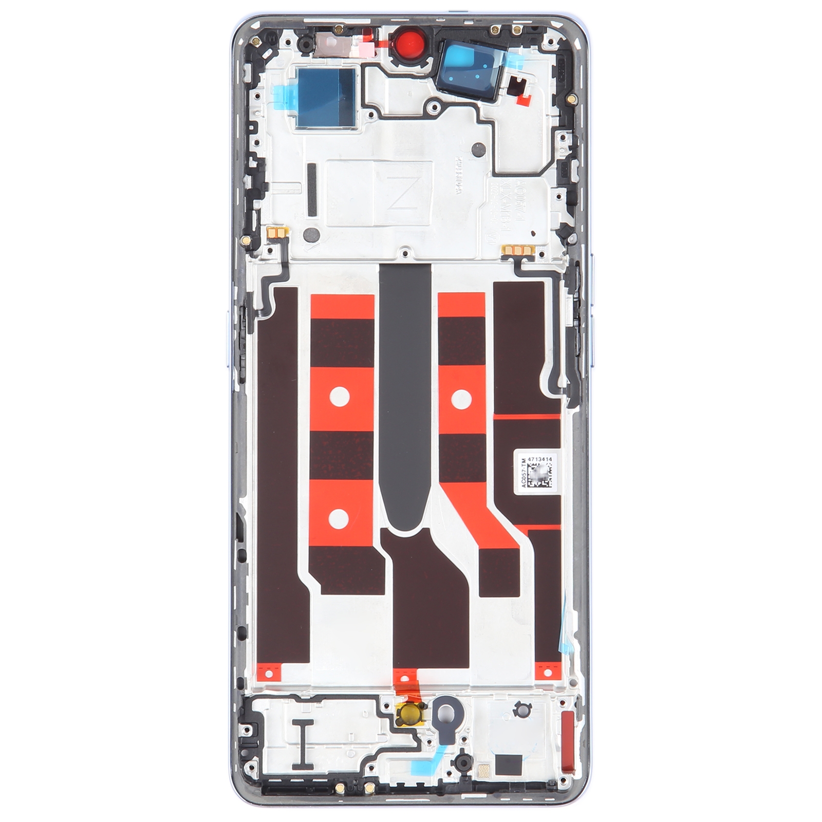 OPPO A1 Pro front housing frame blue
