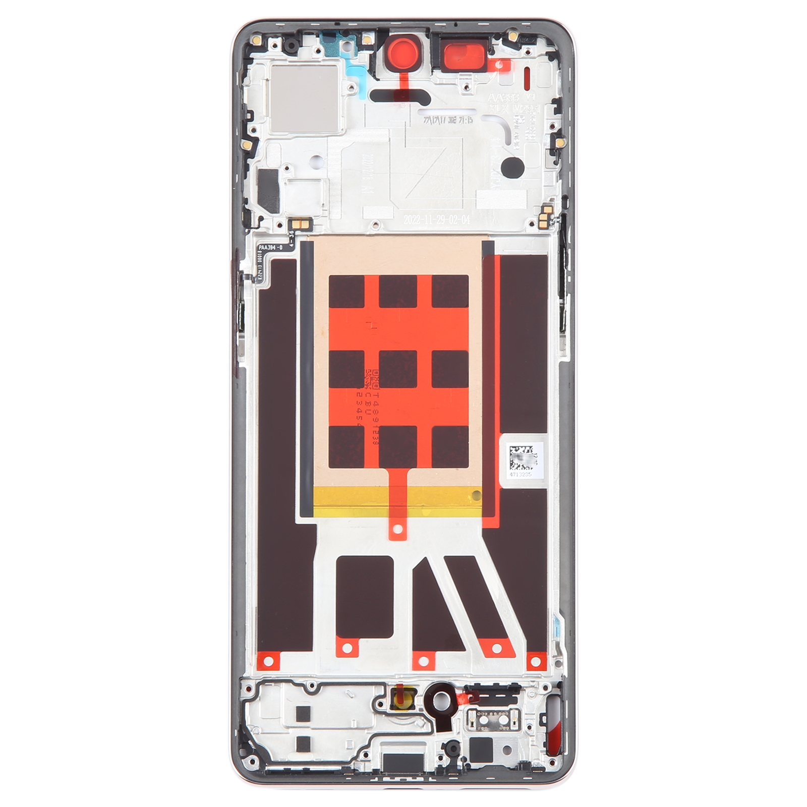 OPPO Reno9 gold front housing frame replacement