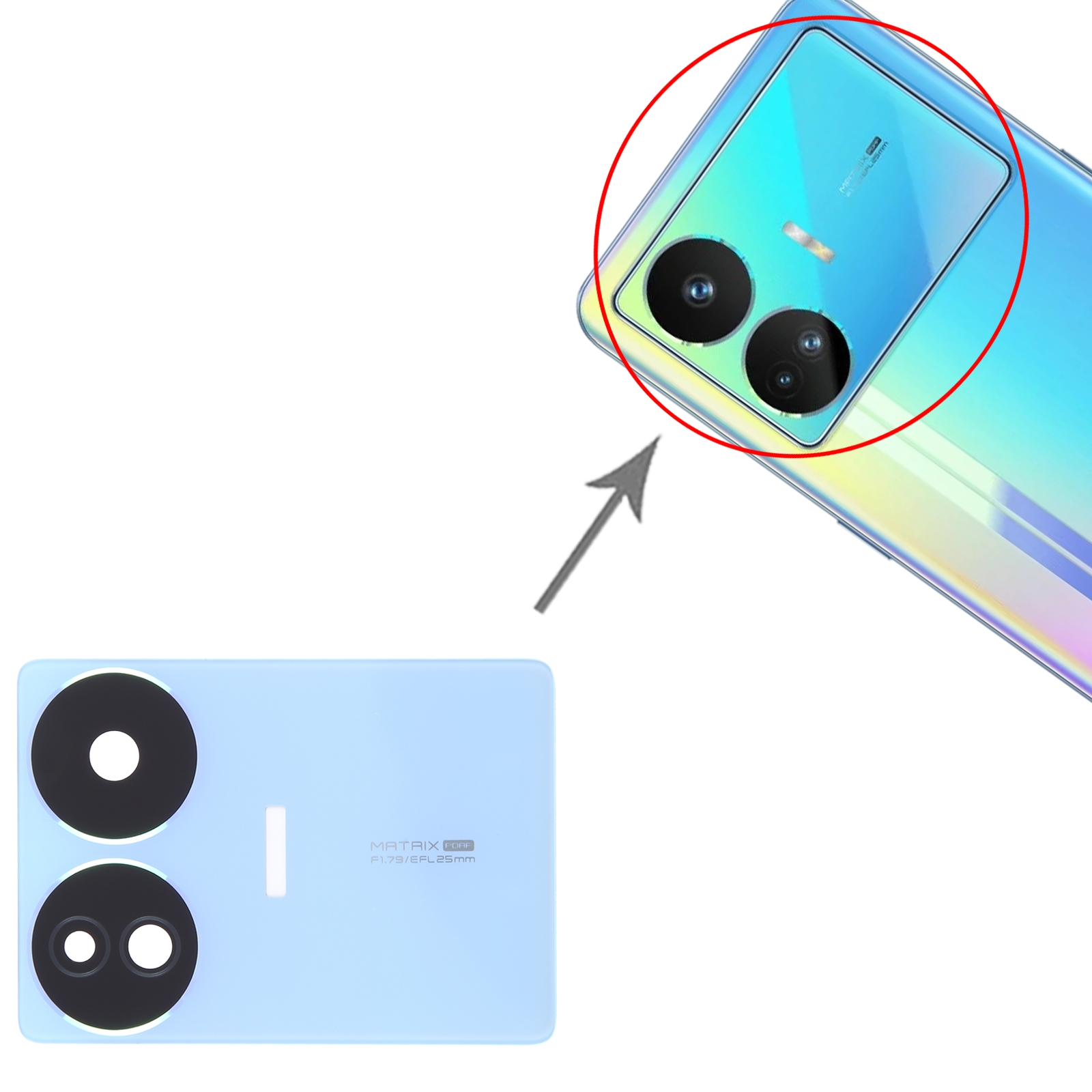 Realme GT Neo5 SE Blue Back Camera Lens Replacement - Image 3