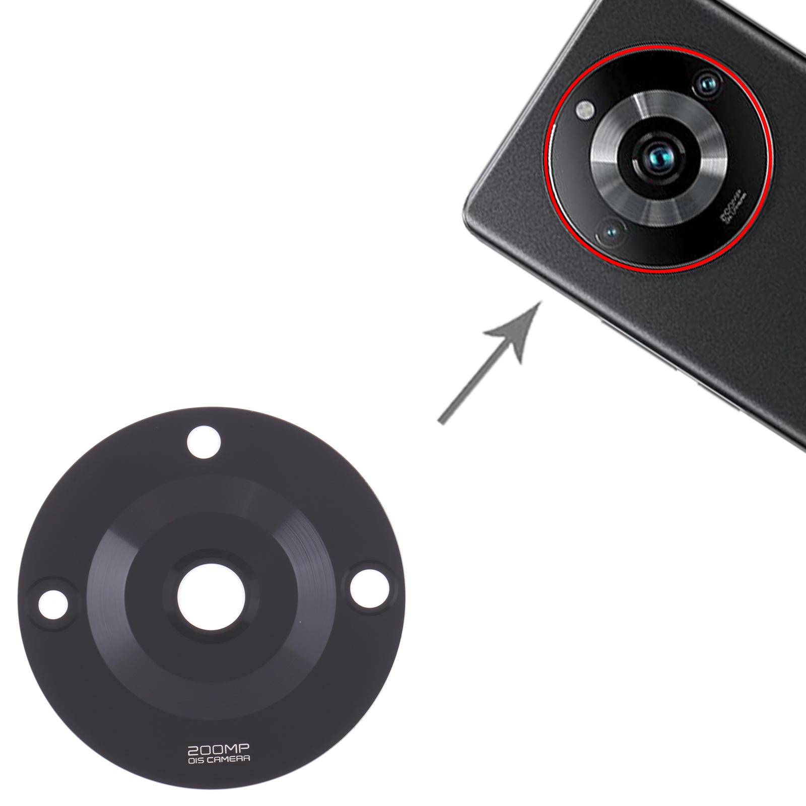 Realme 11 Pro+ Black Back Camera Lens Replacement - Image 3