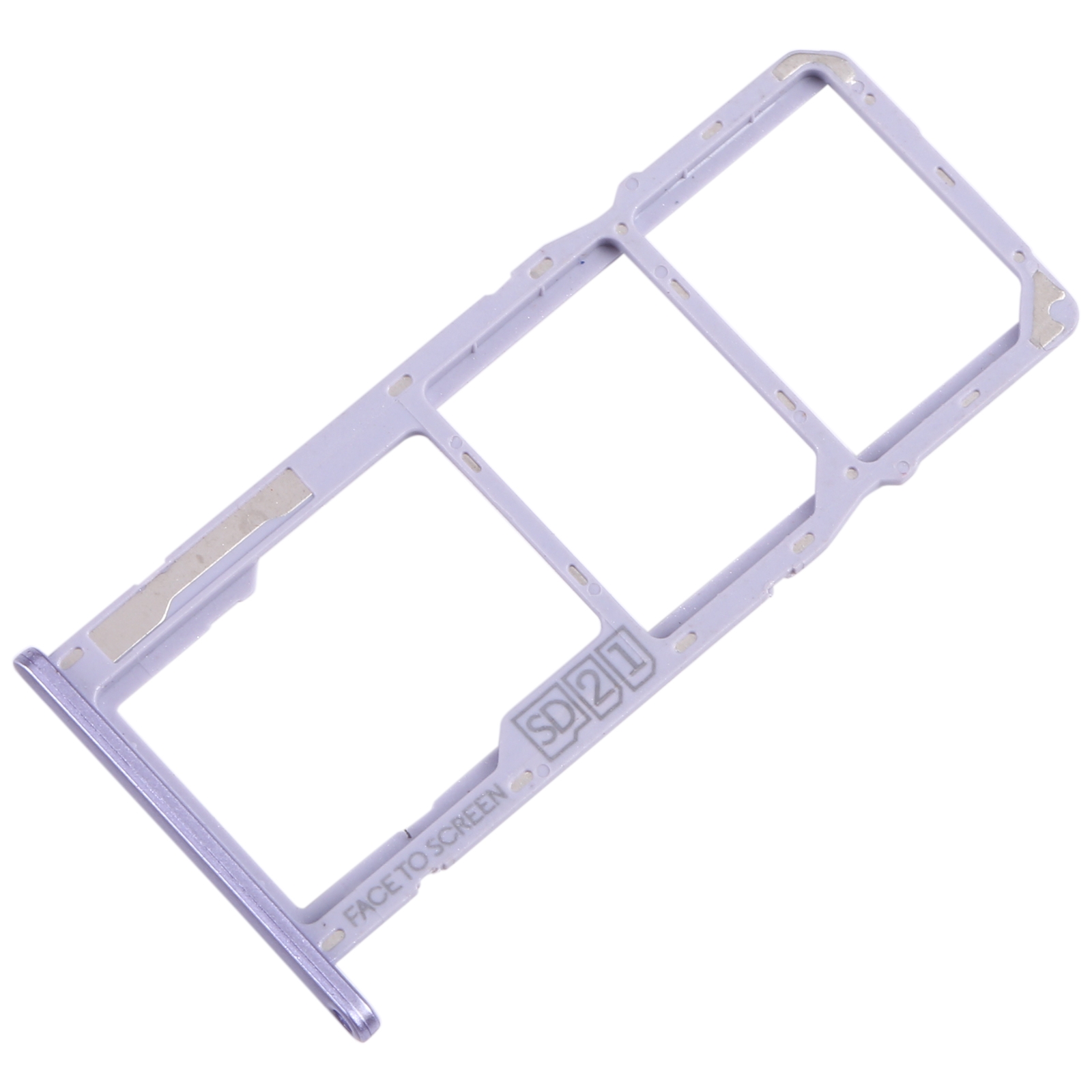 Motorola Moto G7 Play purple SIM card tray